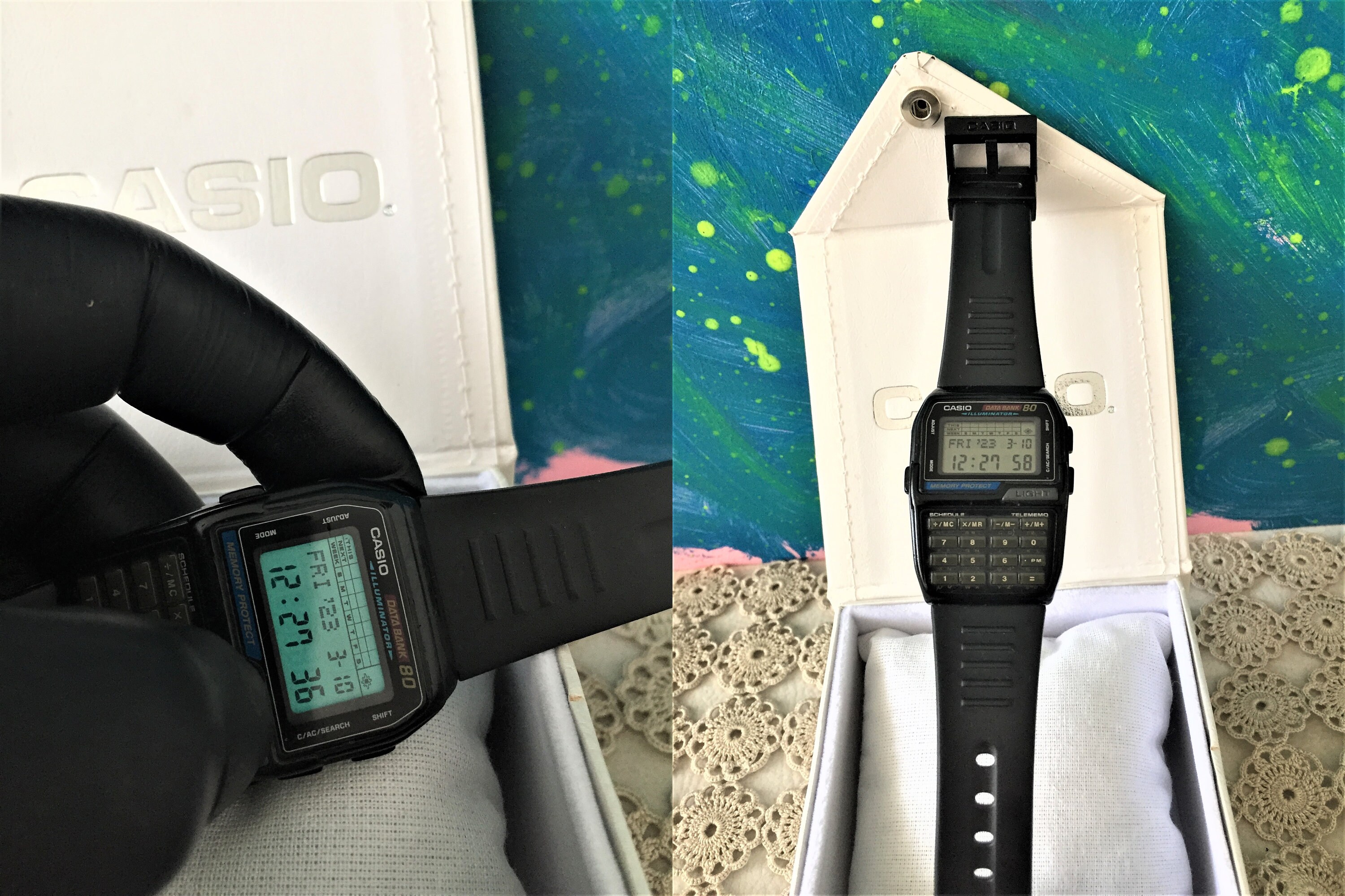 Casio DBC-81 Calculator/ Watch Module 1476 Vintage/very Good