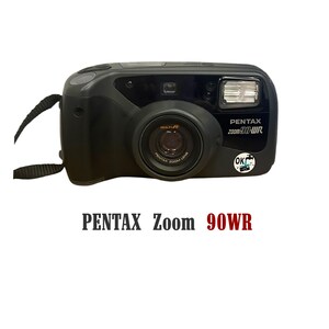Pentax Zoom 90-WR 35mm Point and Shoot Film Camera With Case - Etsy