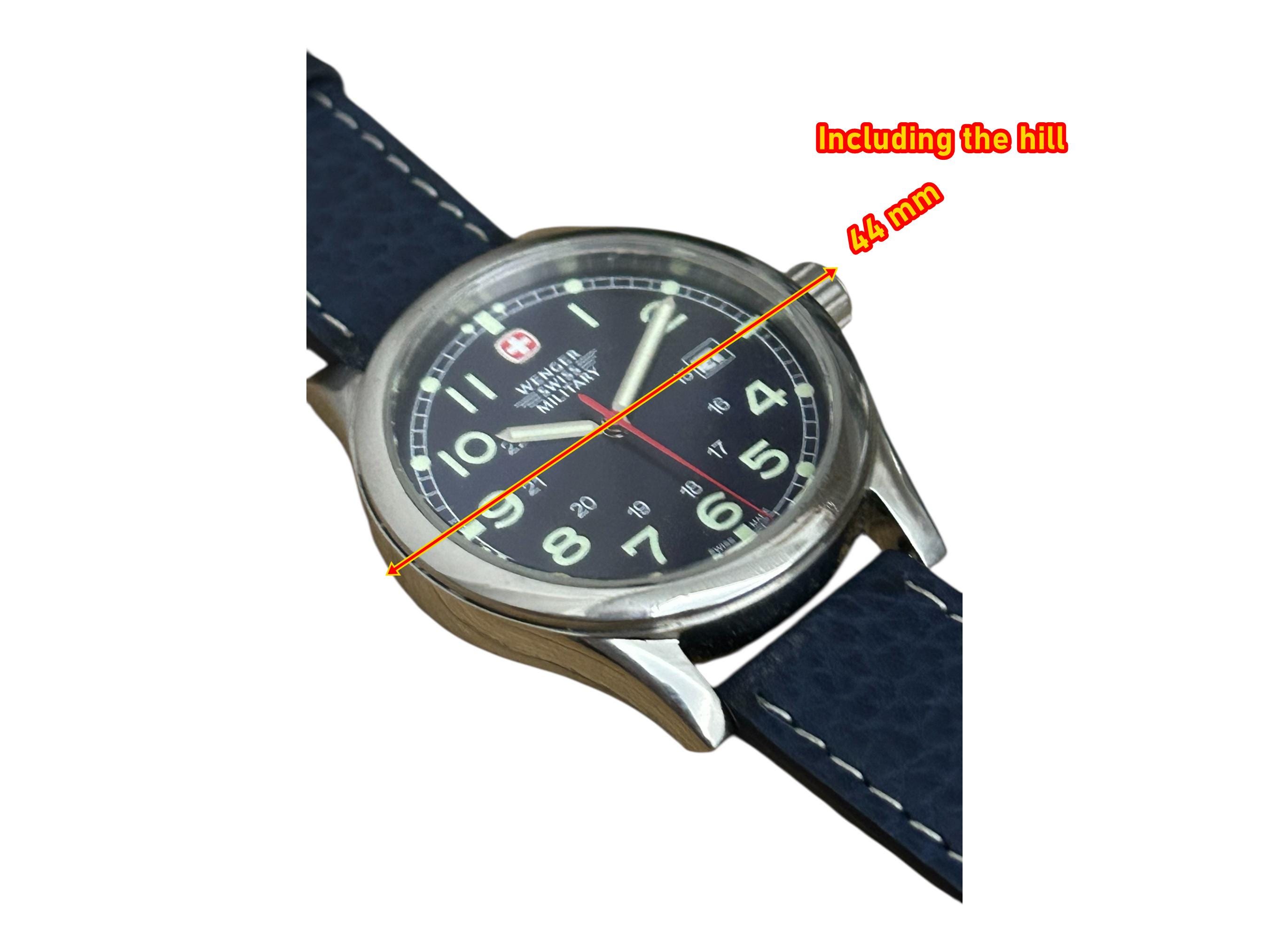 Wenger Swiss Military Watch‎ Stainless Steel Swiss Army Knife Design Sport MENS WENGER Swiss Army Knife Watch 24 Hour Dial, Date | View  main image 3