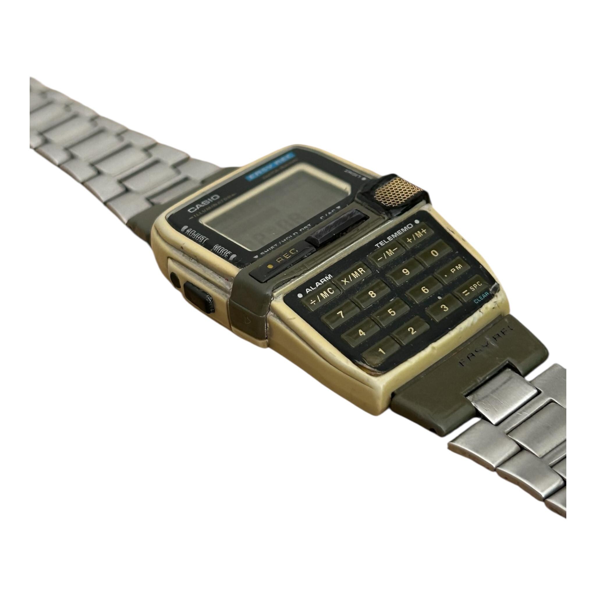 Vintage Casio DBC-V50 Easy Rec Data Bank Wrist Watch Calculator