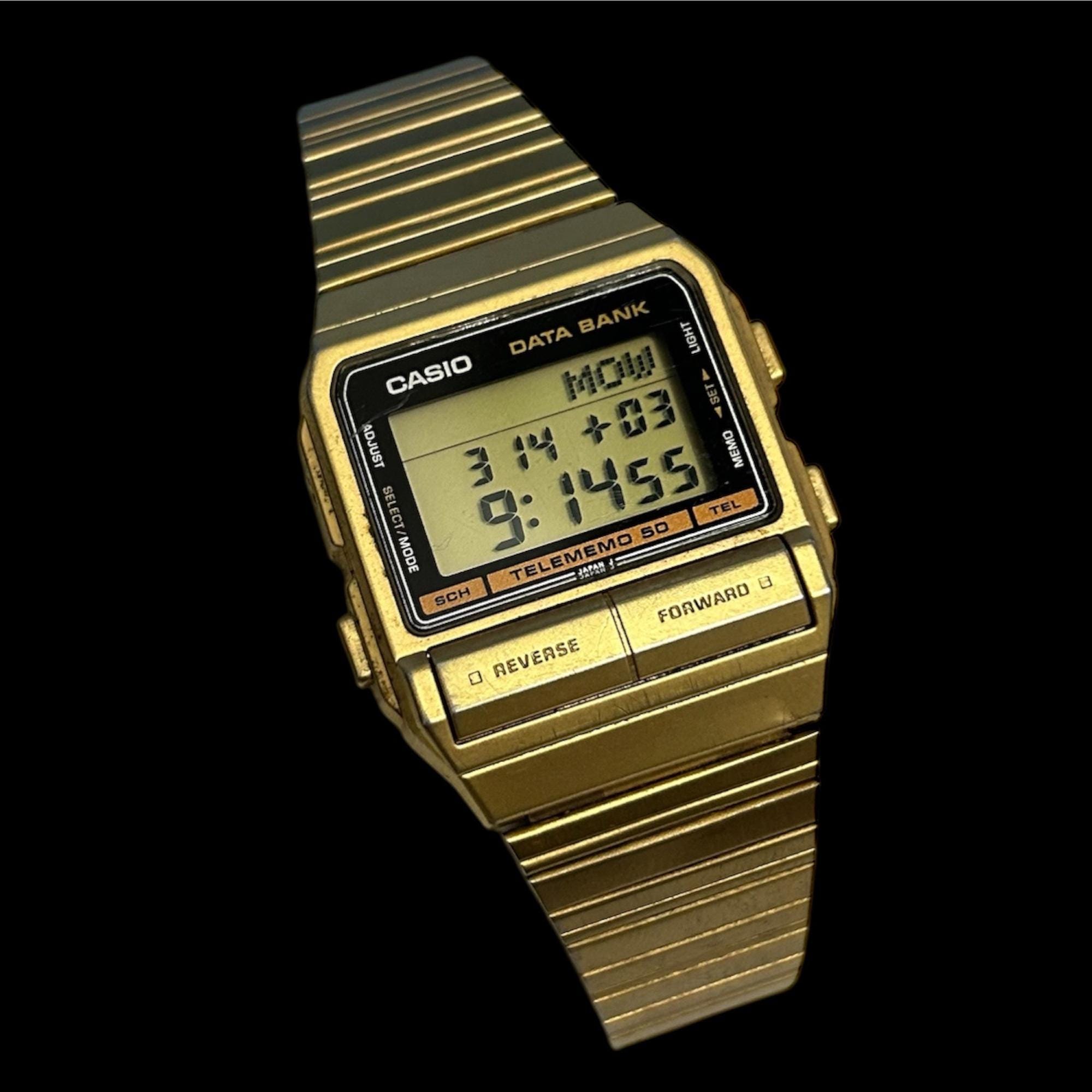CASIO　カシオ　データバンク　DB-50　ヴィンテージ　時計のみ Casio DB-54W Module 262 Data Bank Telememo 50 Digital Watch V