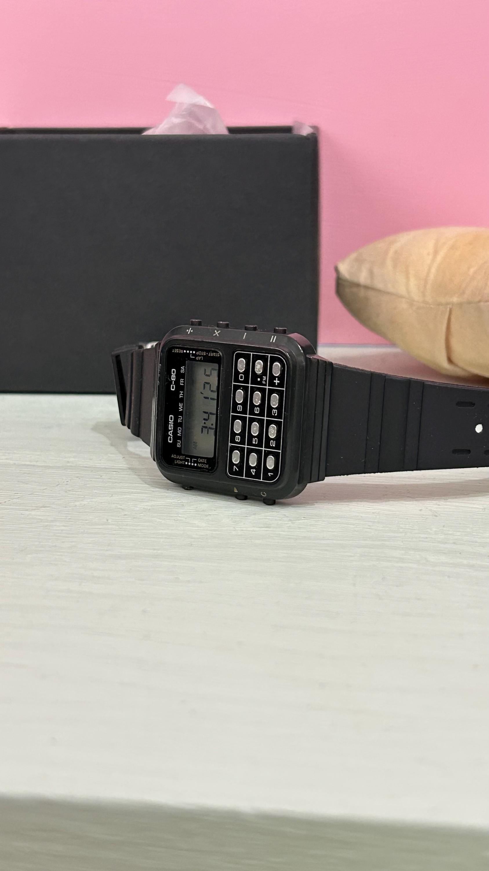 RARE Vintage Casio C-80 Calculator/ Watch Module 133 JAPAN R