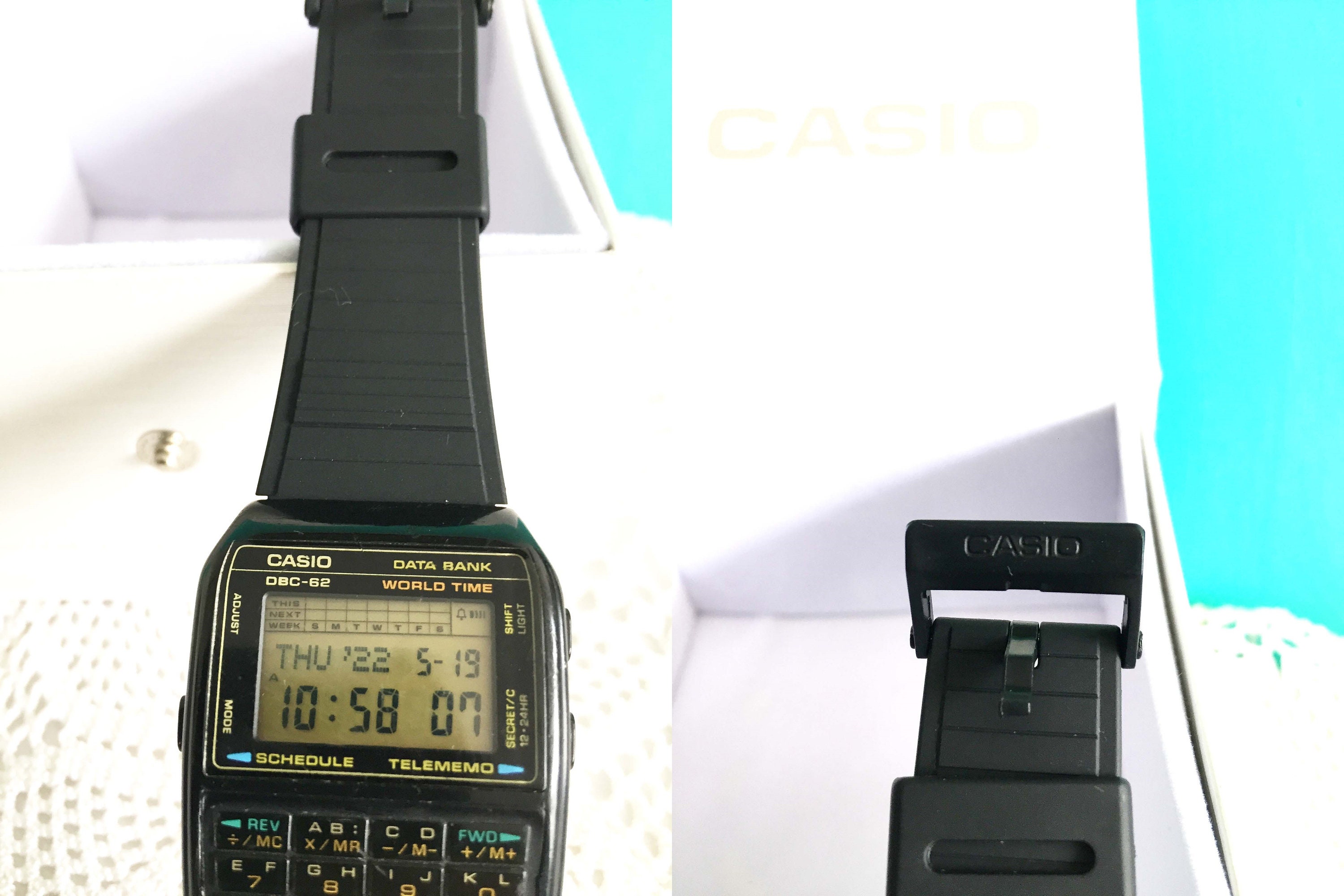 CASIO DBC-62 デジタル腕時計 データバンク DBC-62-1の製品画像 - 価格.com