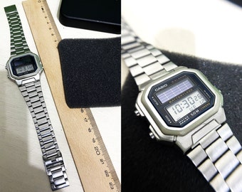 カシオ AL-190W ソーラーパワー / 3274モジュール) LCDデジタル腕時計