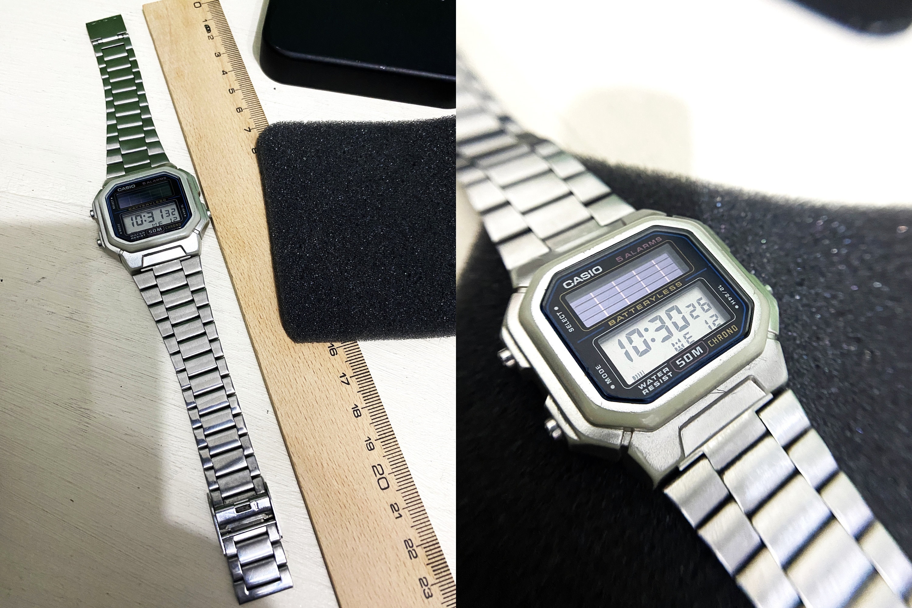 カシオ ソーラー腕時計 AL-190W Yahoo!オークション - 美品 稼働品 CASIO カシオ AL-190W ソーラー チ
