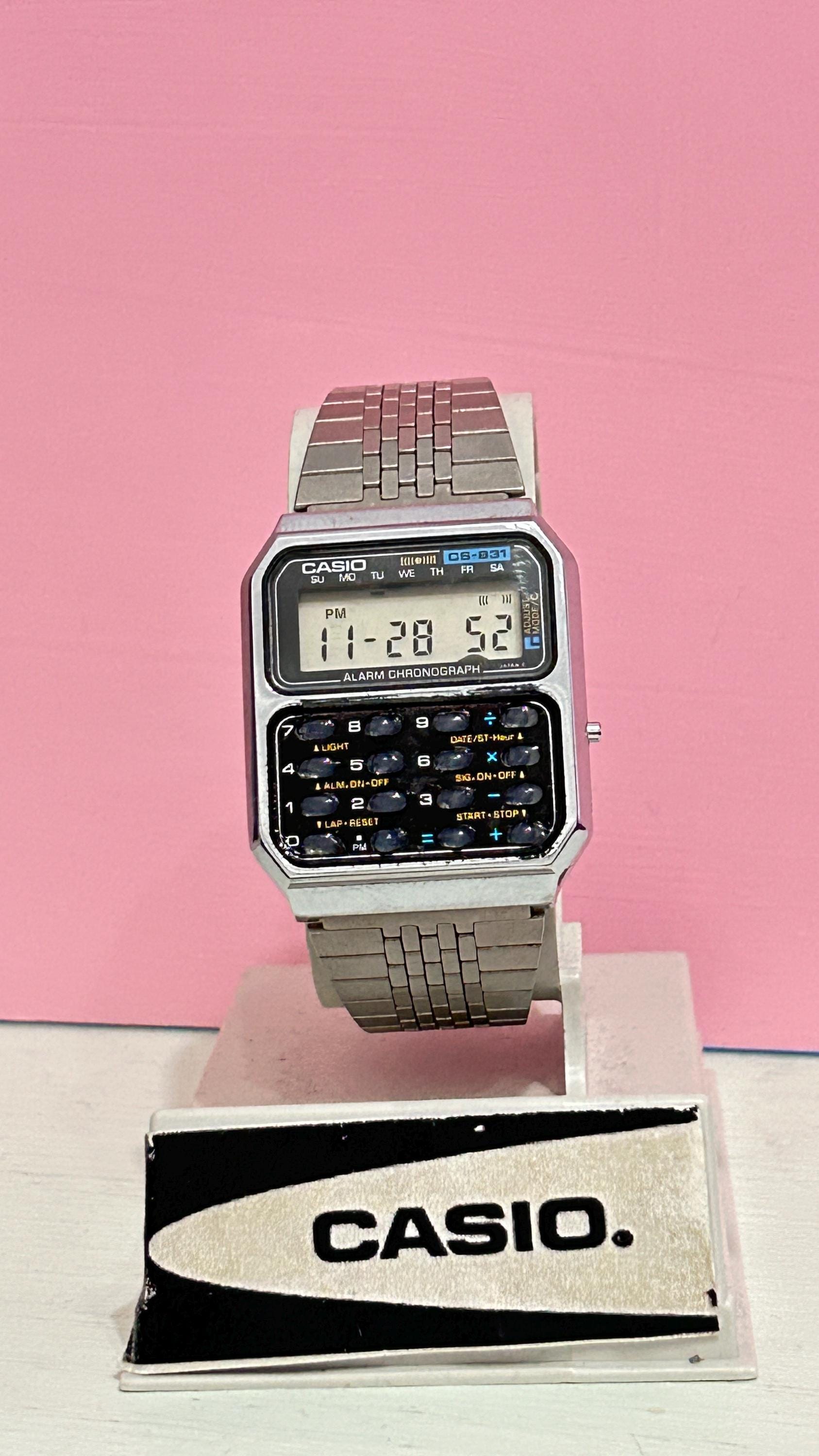 RARE Casio CS-831 Mens Watch Digital Quartz Casio Calculator Watch