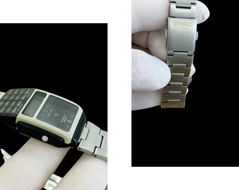 Vintage Casio ABC-30 Data Bank Watch: Digital Analog Calculator