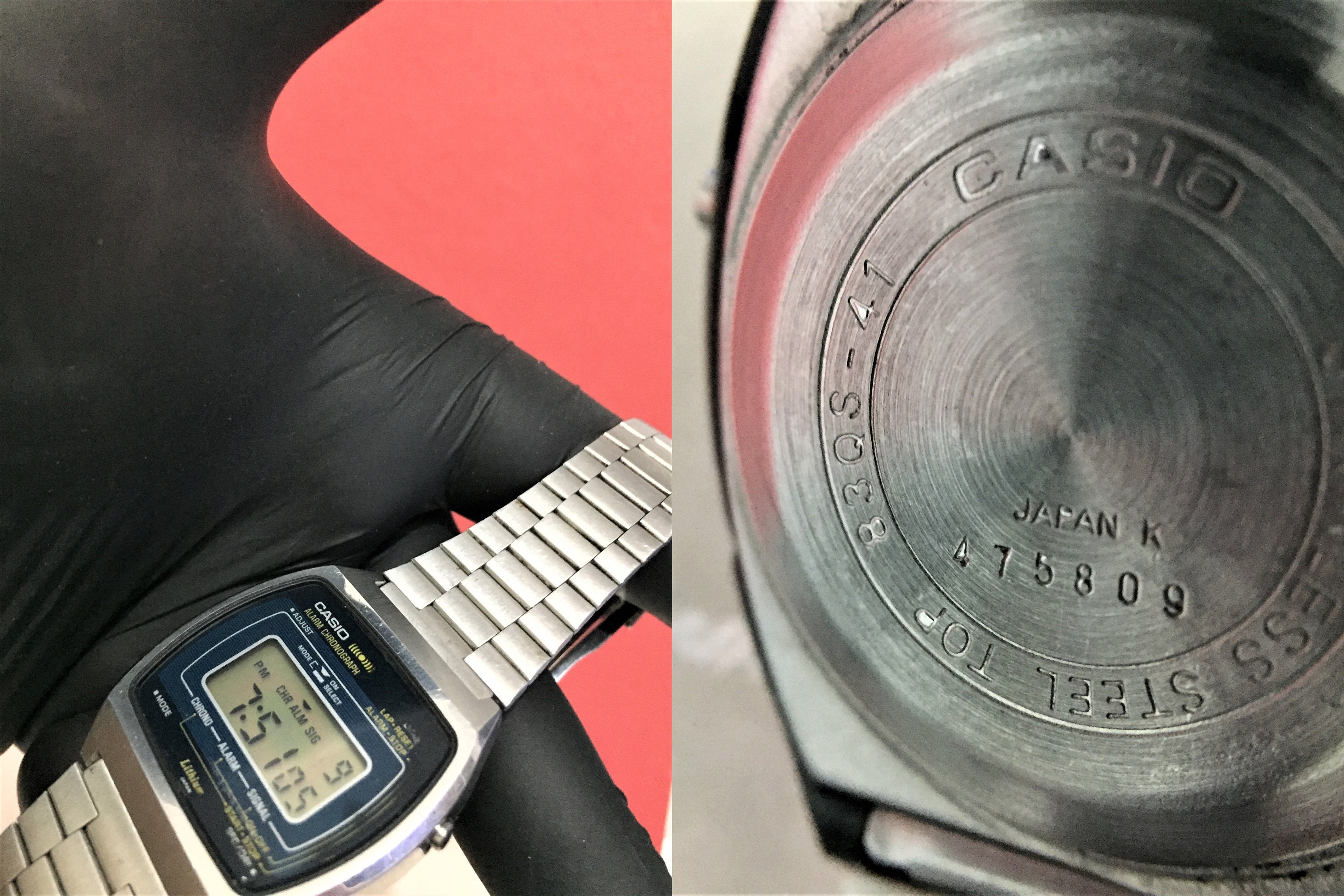 Digital-watch CASIO - 83 QS-41 /digital - Vintage Digital
