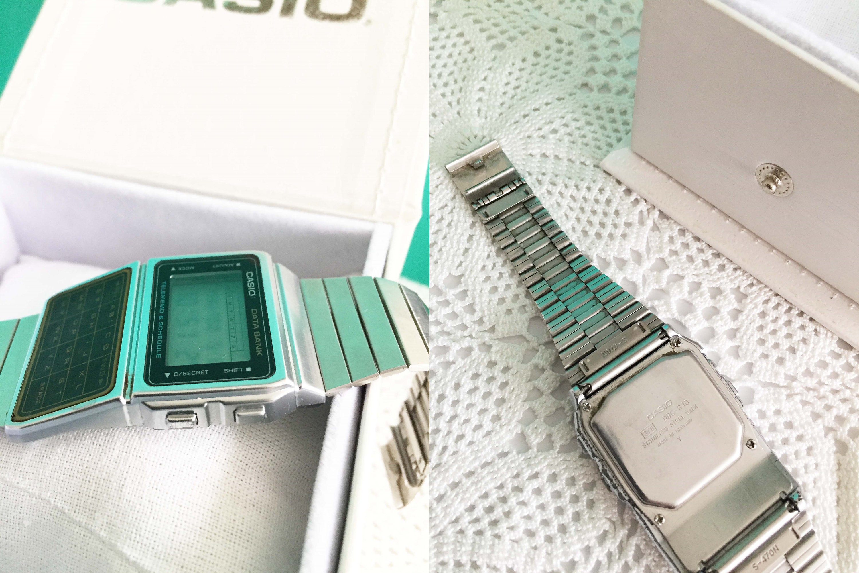 Vintage Casio DBC-610 Calculator Watch Module 676 /great