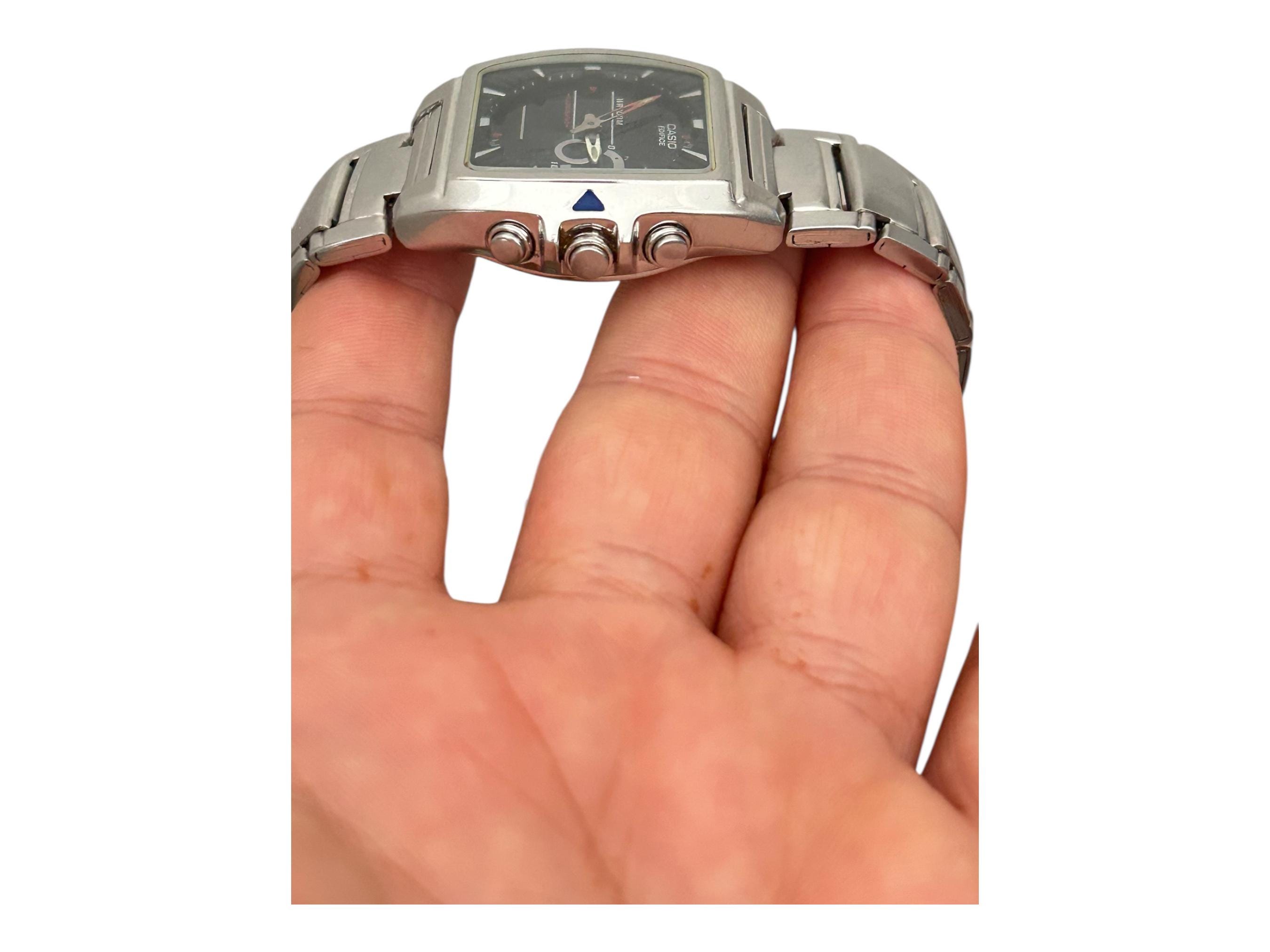 Casio Watch Efa-120 Analog, Digital: Ana-digi Edifice, Fast