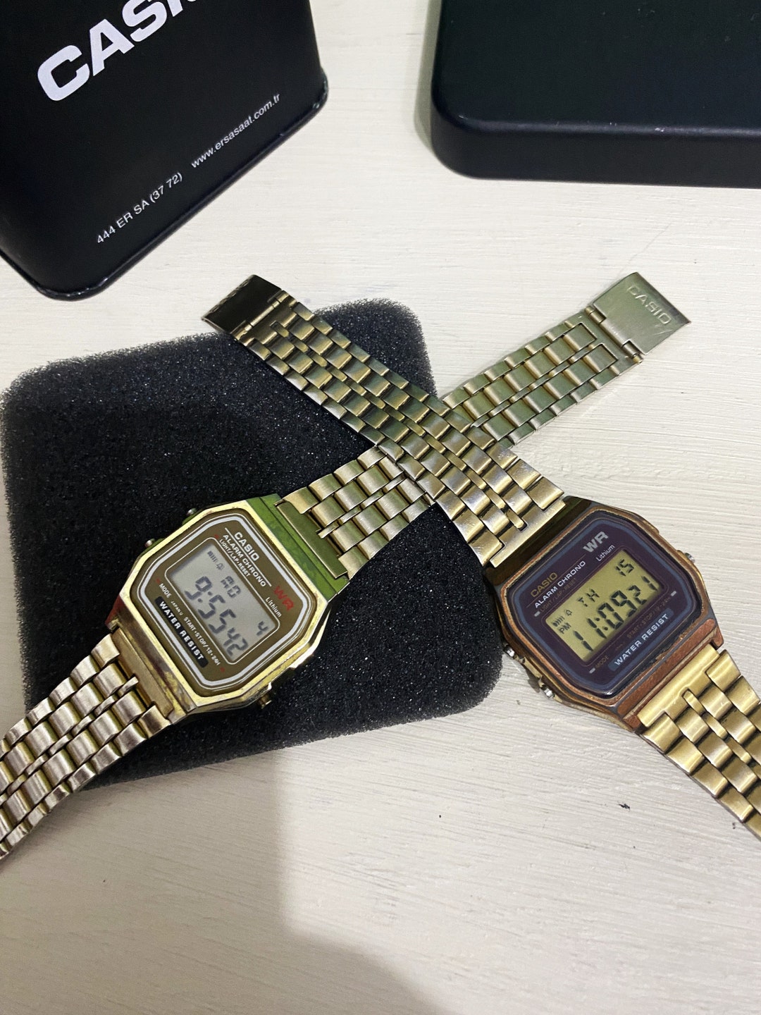 reloj Casio Retro Vintage unisex hombre y mujer varios colores digital  watch A159 WR F91W