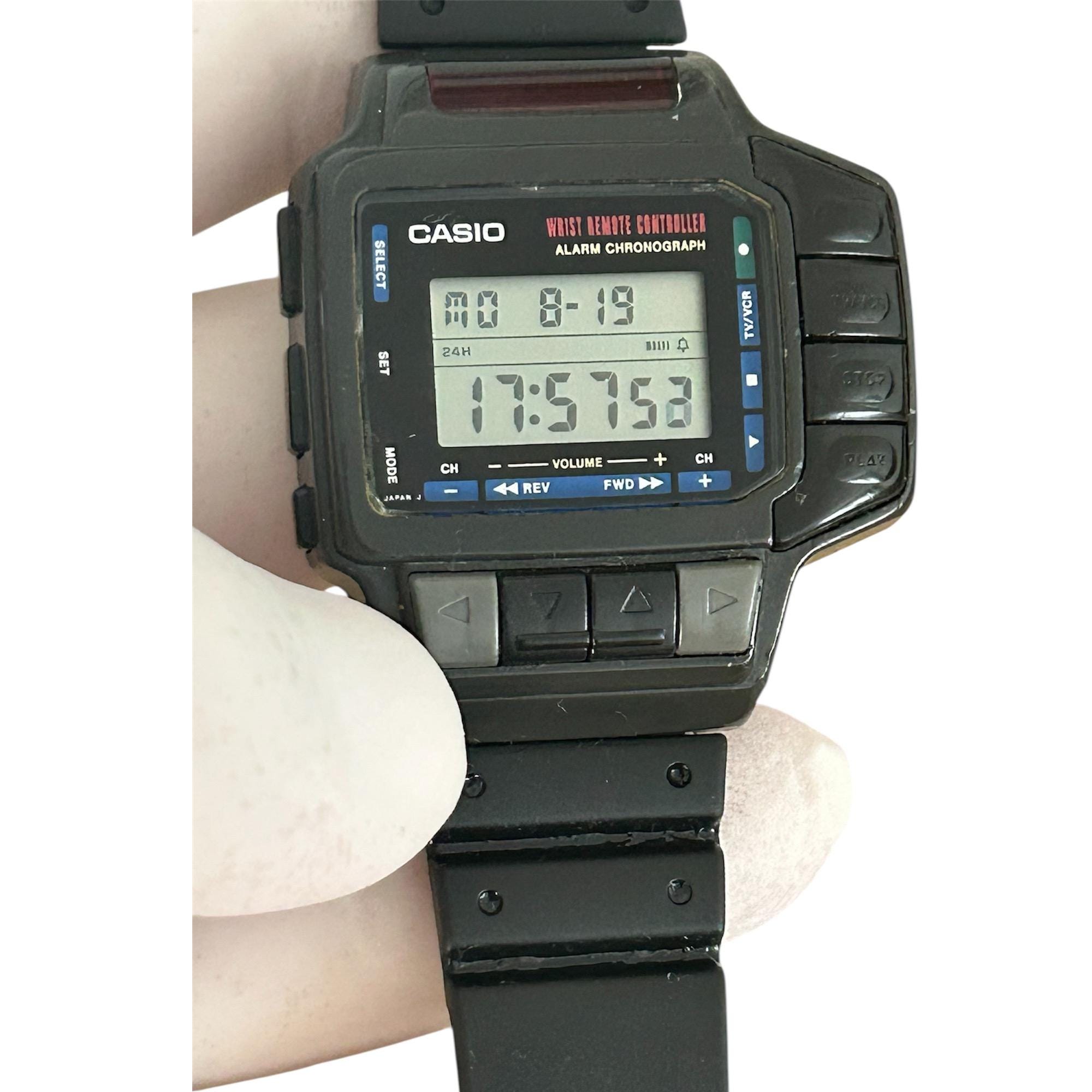 CASIO デジタル腕時計 ブラック CMD-10 ヴィンテージ カシオ CMD-10 腕時計：リストリモートコントローラー