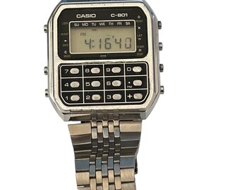 レトロヴィンテージ カシオ C-801/メンズ腕時計 デジタルクォーツ