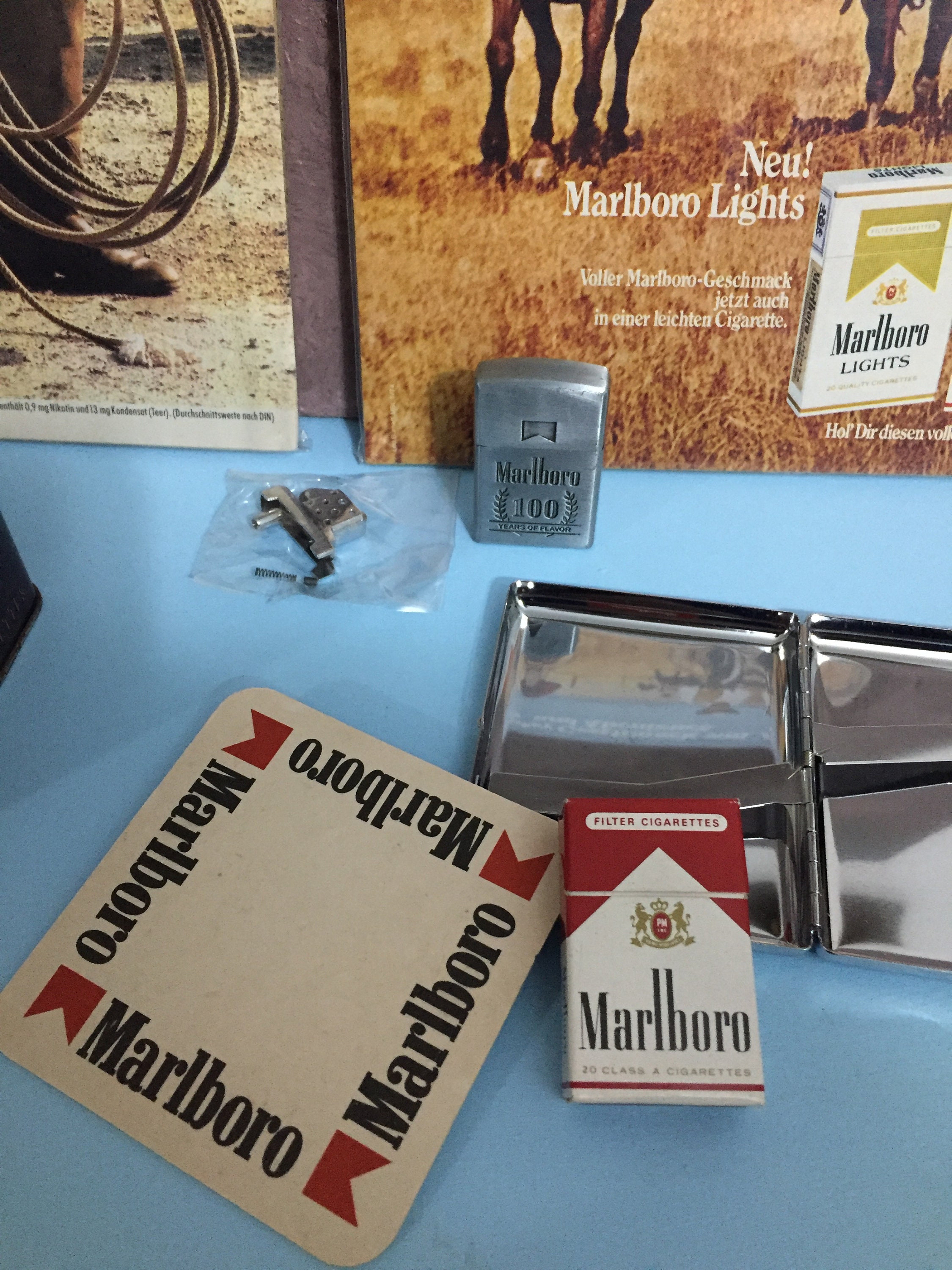 Vintage Collectible Set, Tin Box, Lighter, Coaster, Poster - Etsy Vintage Collectible Set, Tin Box, Lighter, Coaster, Poster - Etsy