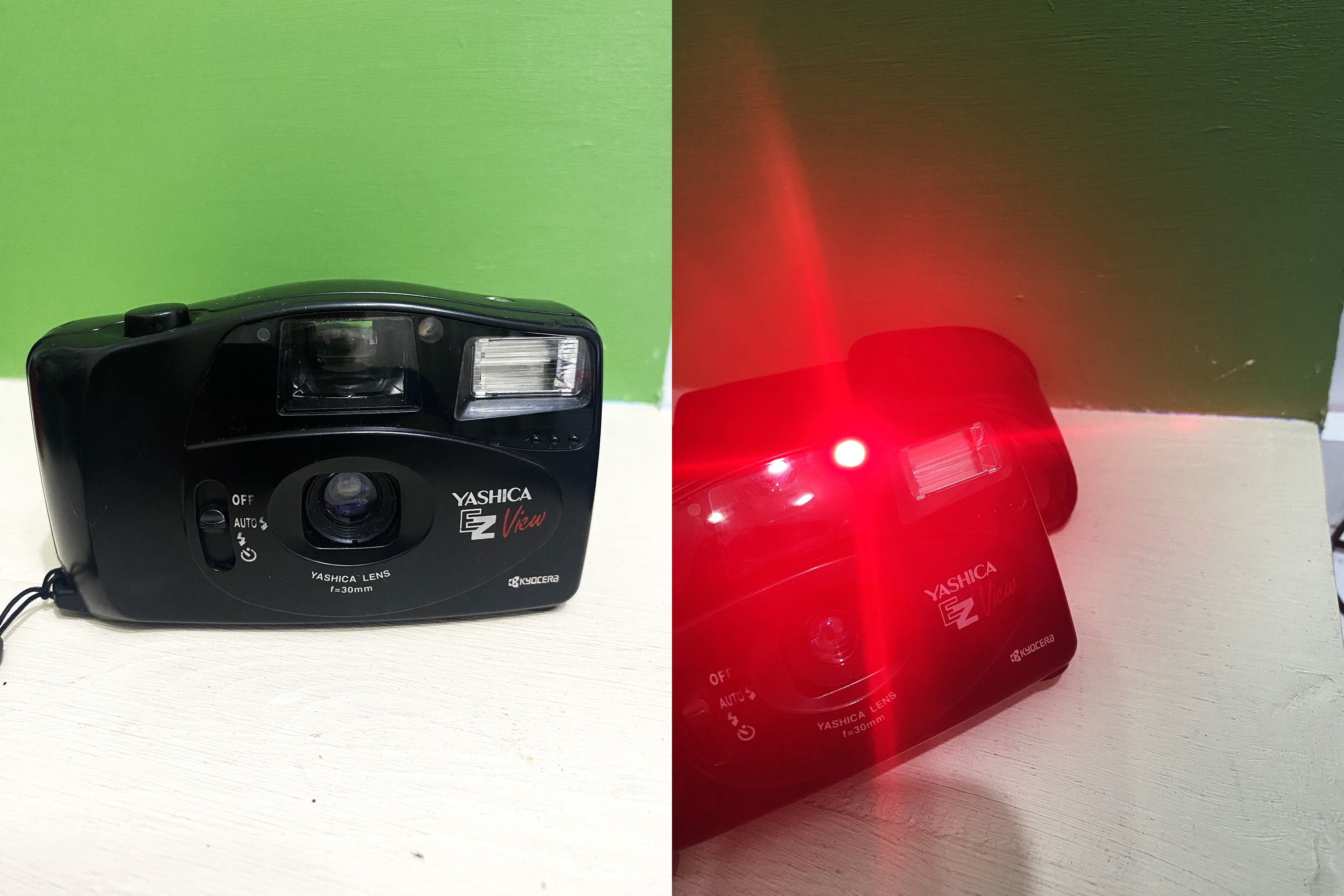 Vintage Yashica EZ View Auto Focus 35mm / With Battery/vintage