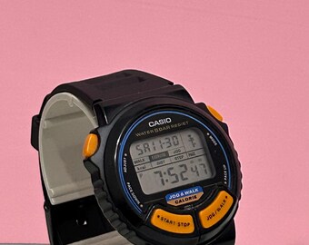 Vintage Casio JC-11 Jog & Walk Calorie Quartz Watch Japan 1988s