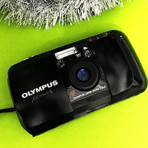 Vintage Olympus  Mju-1, point and shoot, olympus mju 1, 35mm, mju ii, film, vintage camera, mju, compact camera, kodak, vintage, canon,