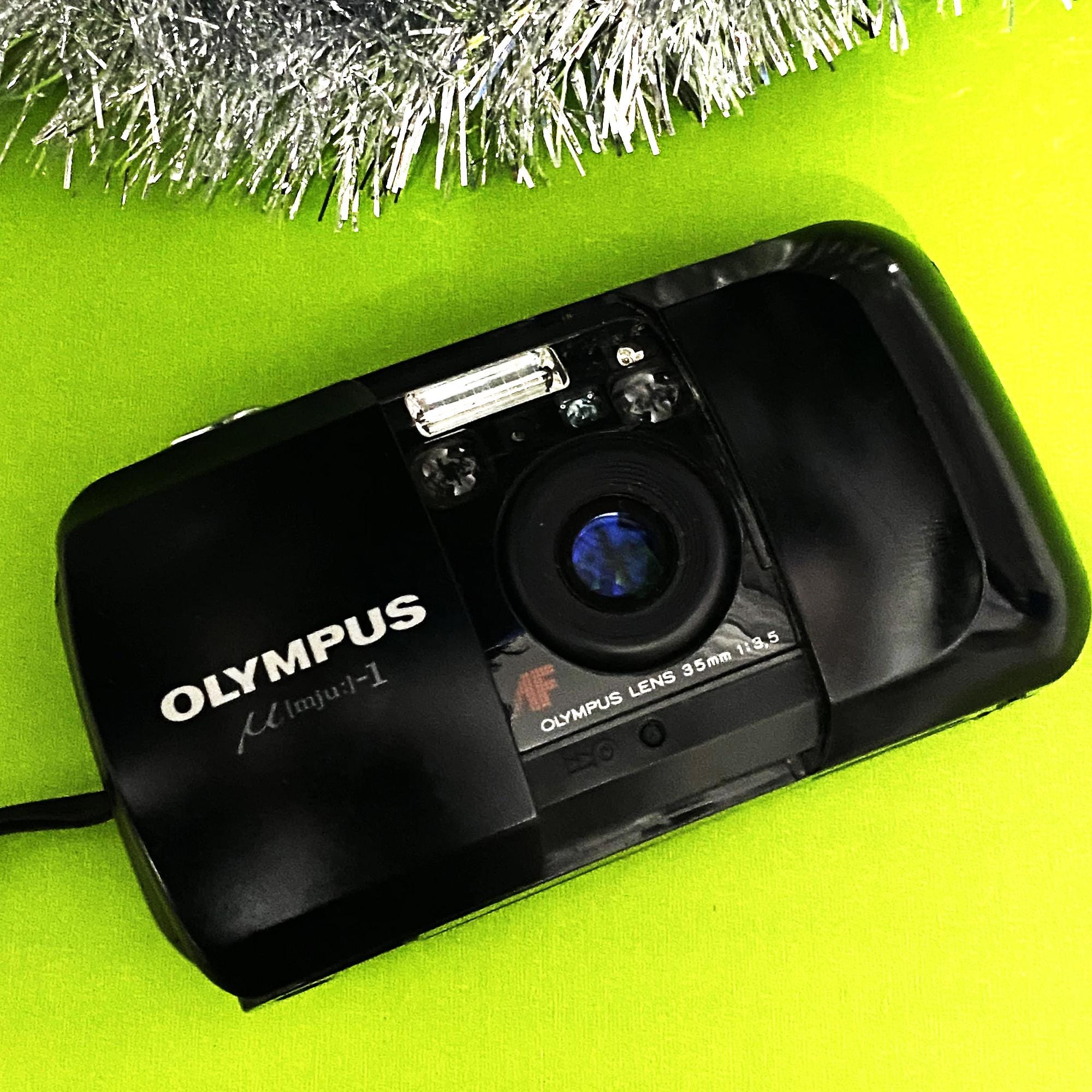 Vintage Olympus Mju I / Stylus 35mm Film Camera - Tested & Working