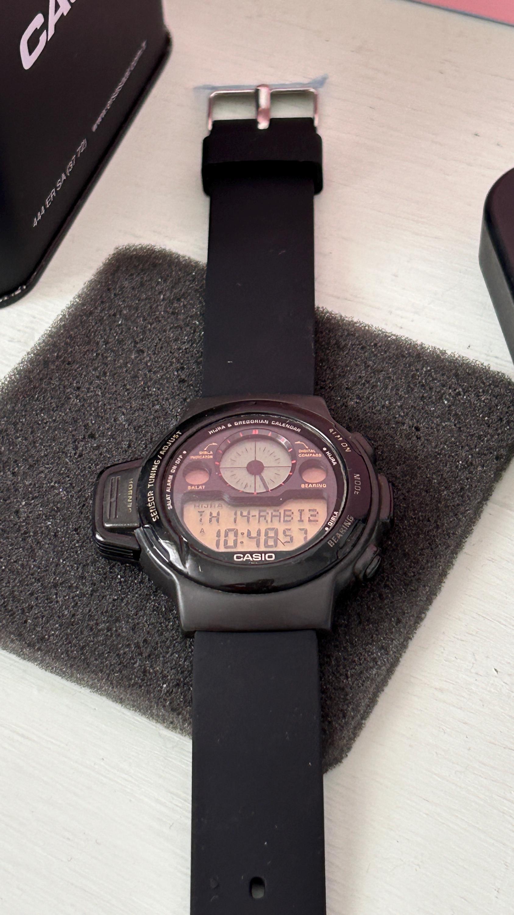 Vintage Casio Al-harameen Cpw-300 Hijra Gregorian Calendar Digital