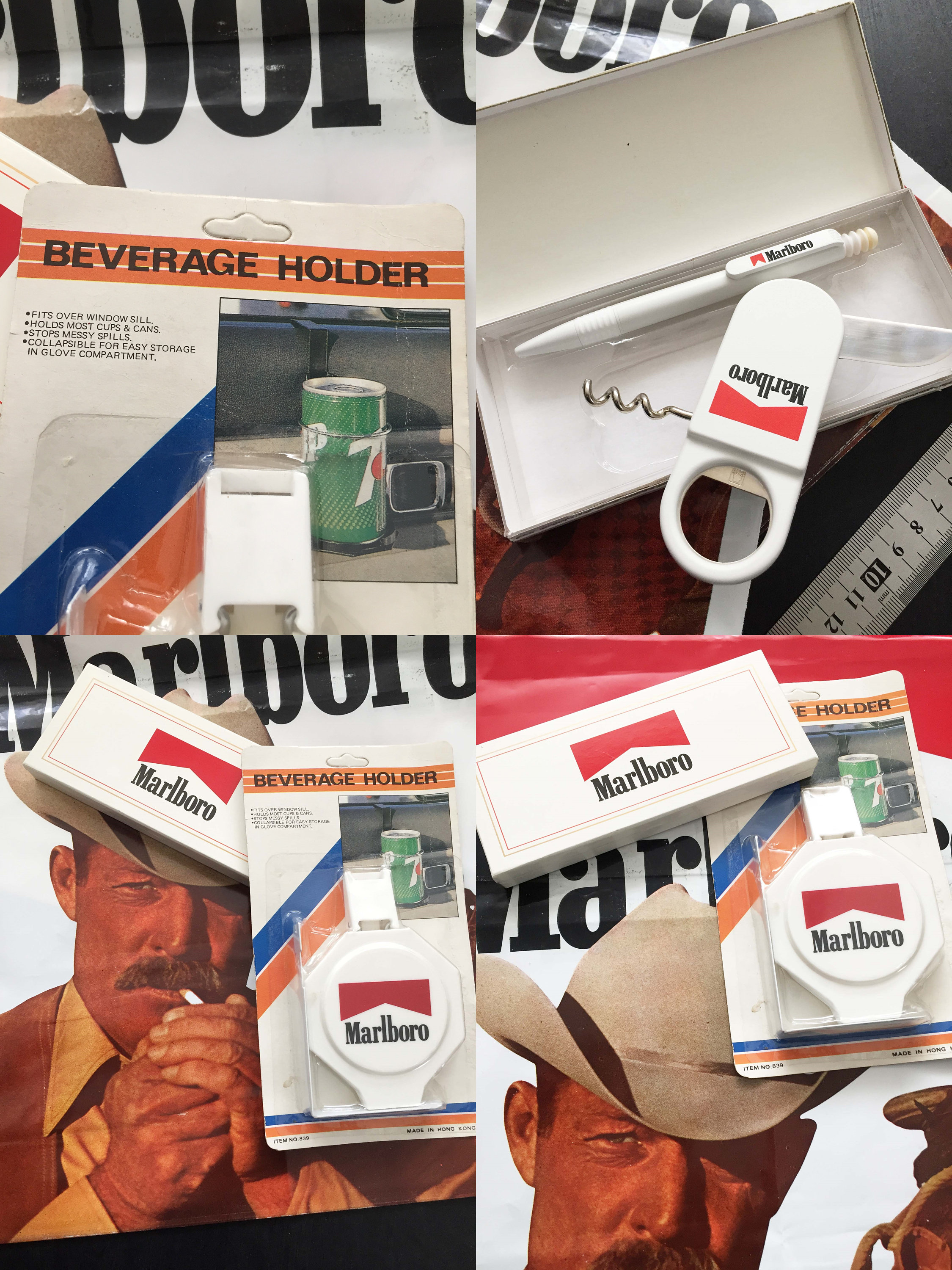 Marlboro Beverage Holder Collectible/ Made in Germany/very Good
