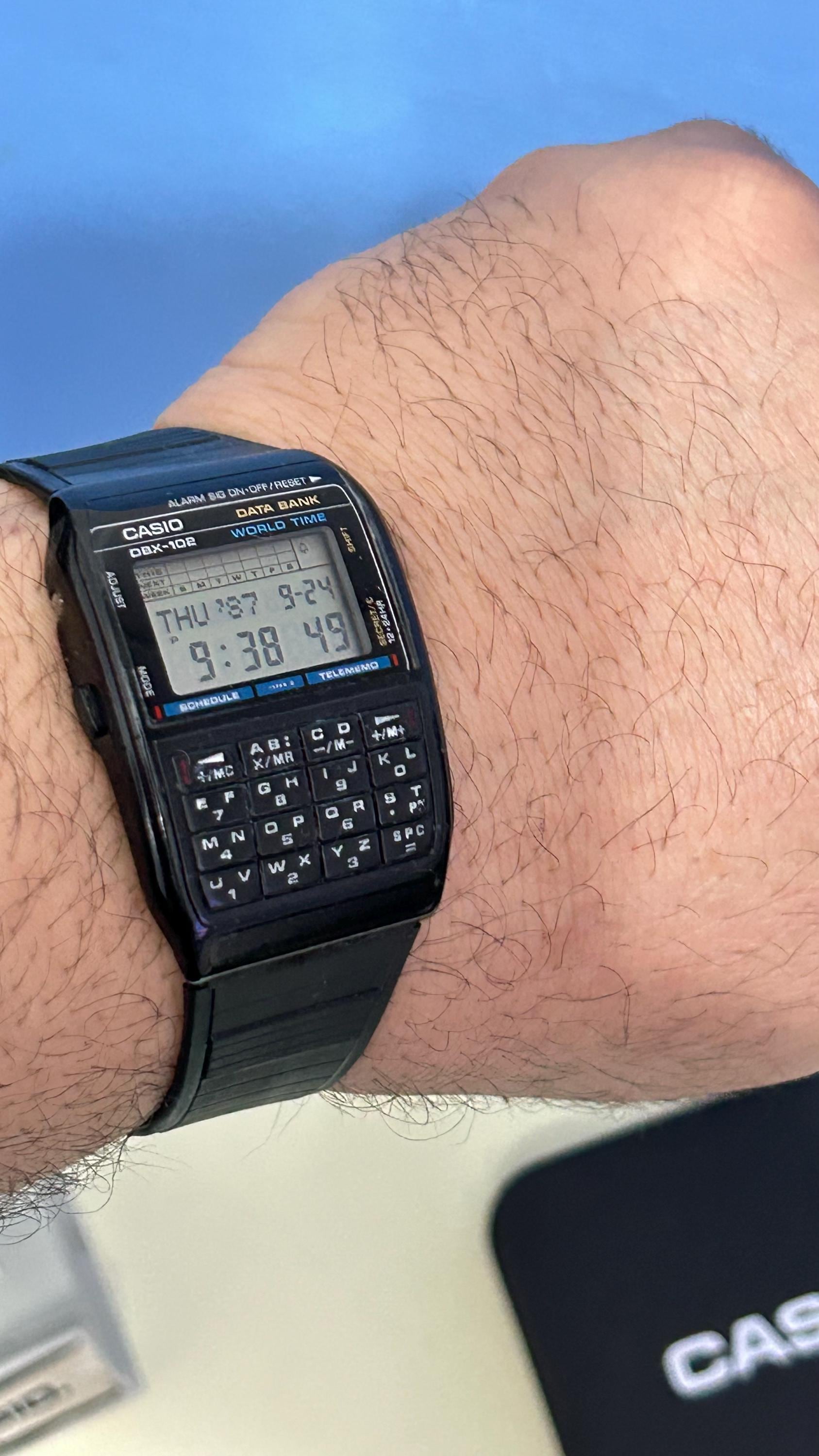 Vintage Rare Casio DBX-102, Vintage Calculator, Casio Watch, Watch