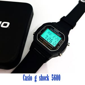 Casio g shock 5600, digital watches, gift for boyfriend, military, casio watch, genuine, aftermarket, genuine, watch band strap, lighting