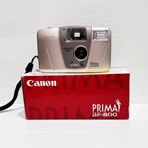 Unused Vintage Canon Prima BF-800, point and shoot, retro, film photography, lomo, vintage, film camera 35mm, vintage shutters
