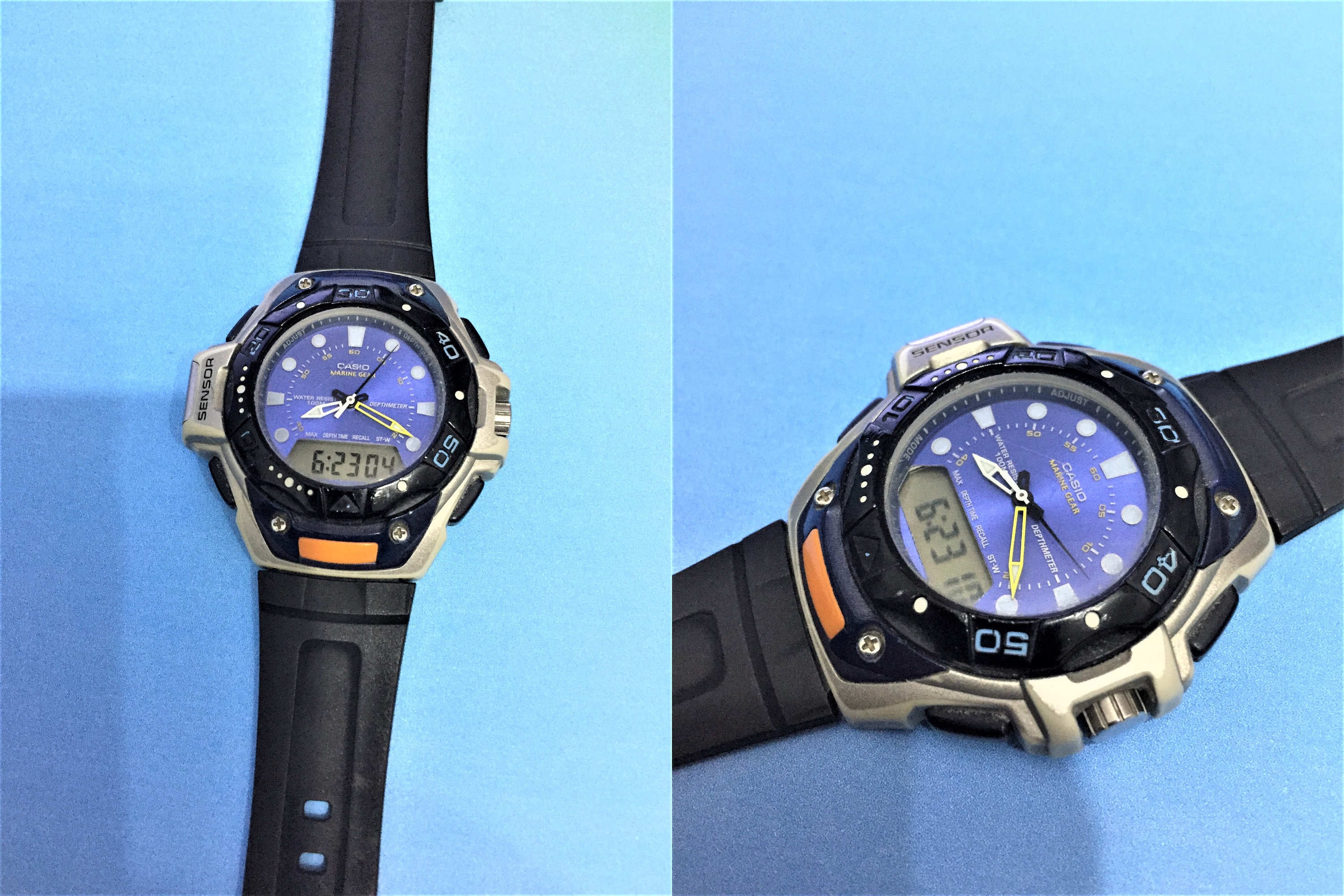 RARE Casio Marine Gear MRS-301/ Ana Digi /very Good Condition