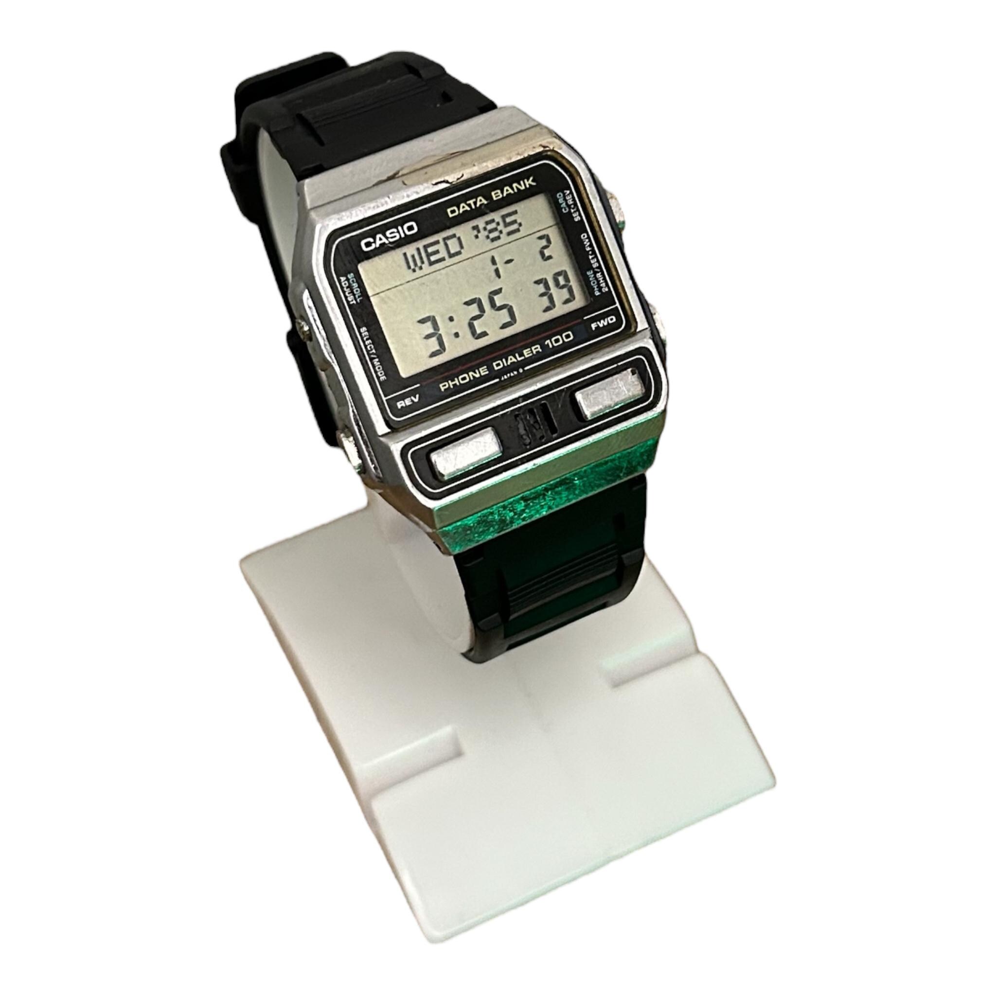 Data Bank Casio DBA-910 VERY RARE/ Phone Dialer Japan Men Wrist