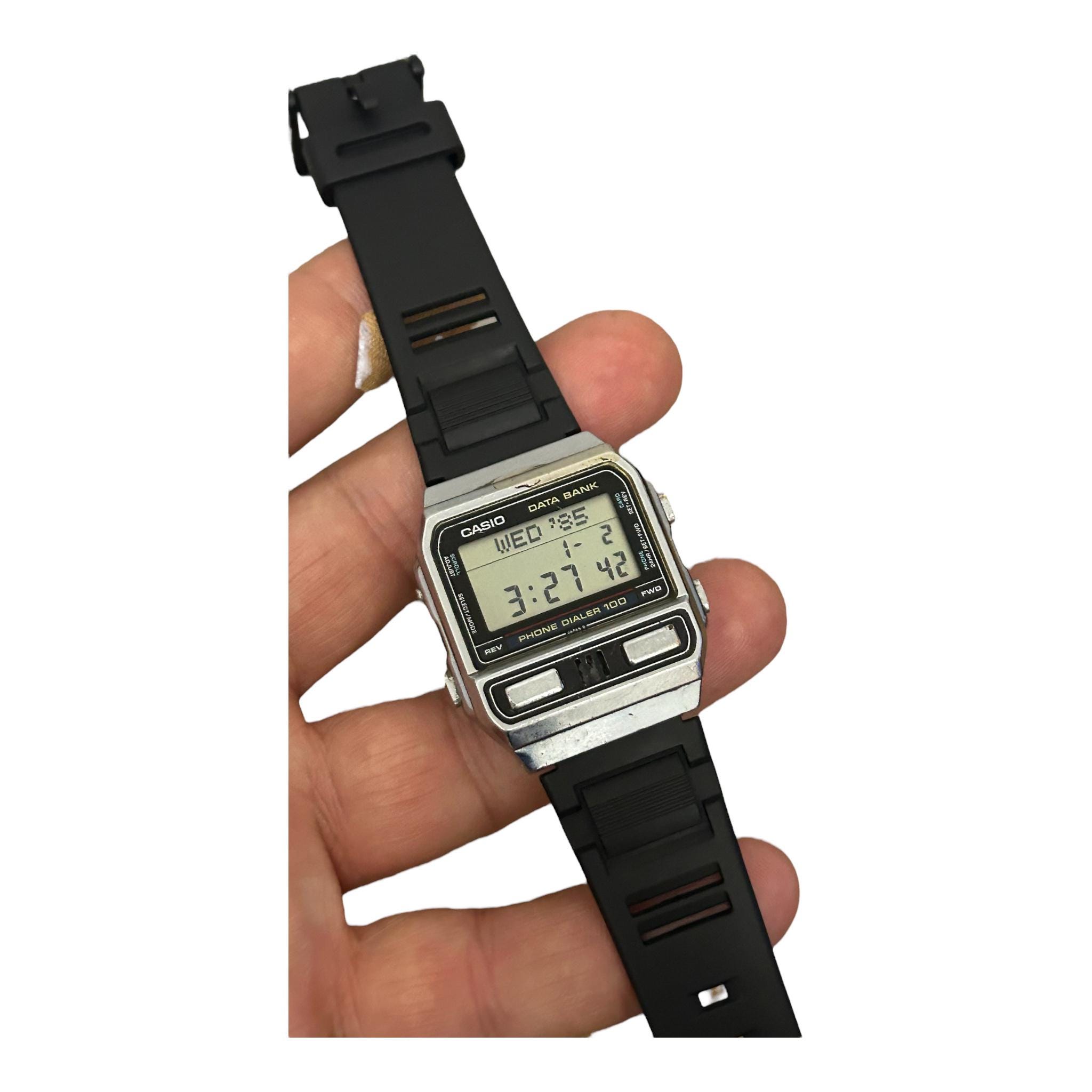 Data Bank Casio DBA-910 VERY RARE/ Phone Dialer Japan Men Wrist Data Bank Casio DBA-910 VERY RARE/ Phone Dialer Japan Men Wrist