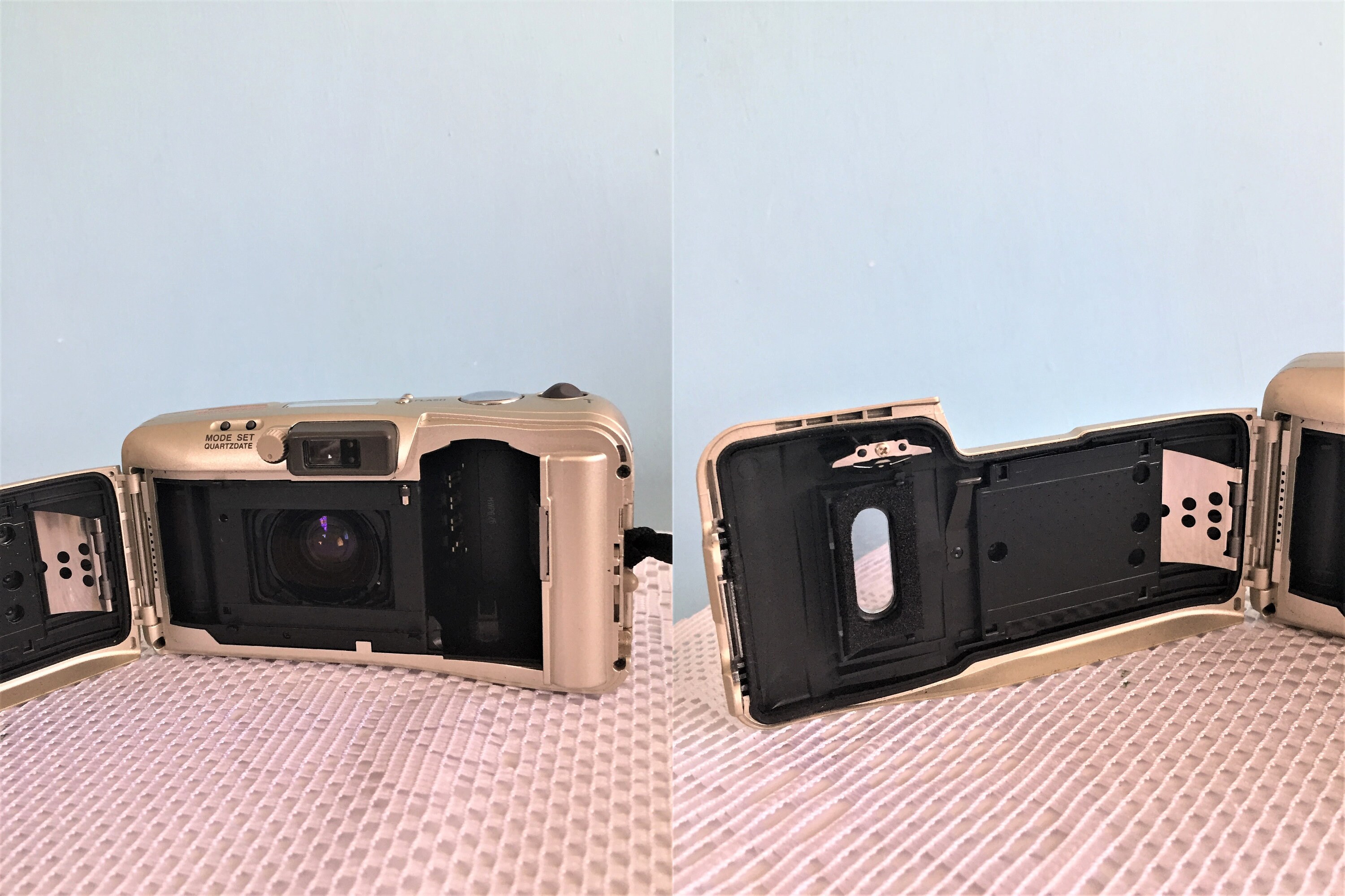 OLYMPUS μ [mju:] ZOOM 105 Olympus Mju Zoom 105 DLX 35mm Point&Shoot Film Camera | eBay