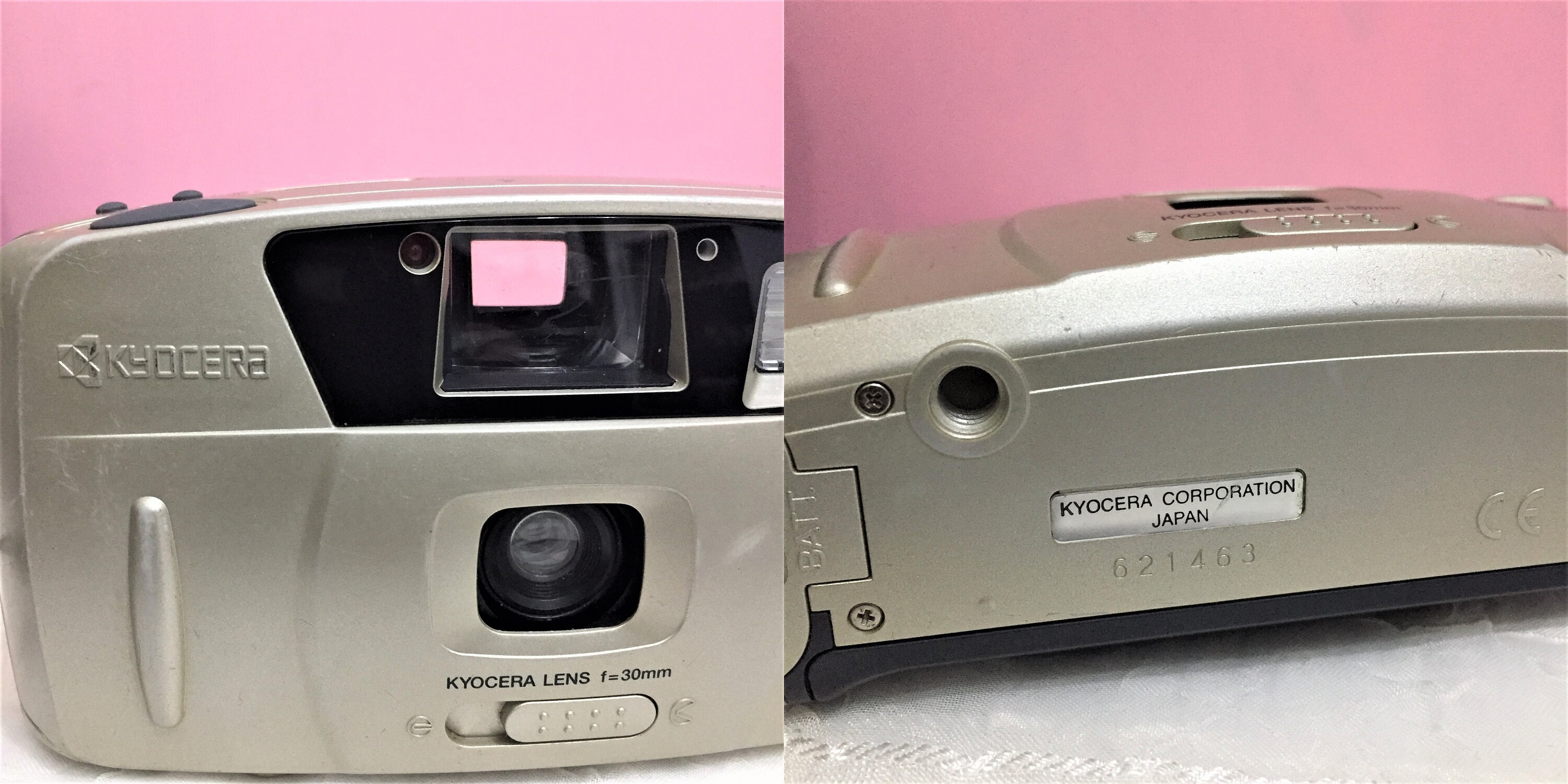 Yashica EZ Mate DATE 35 Mm Vintage Camera/ With Battery/ Shot Film