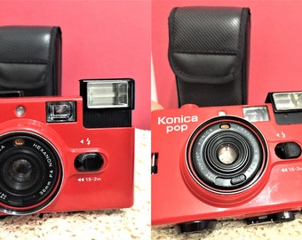 ヴィンテージ コニカ ポップ 35mmフィルムカメラ - レッドポイント