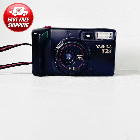 Vintage Yashica MG-2 DX 35mm P&S Film Camera Auto/with Battery