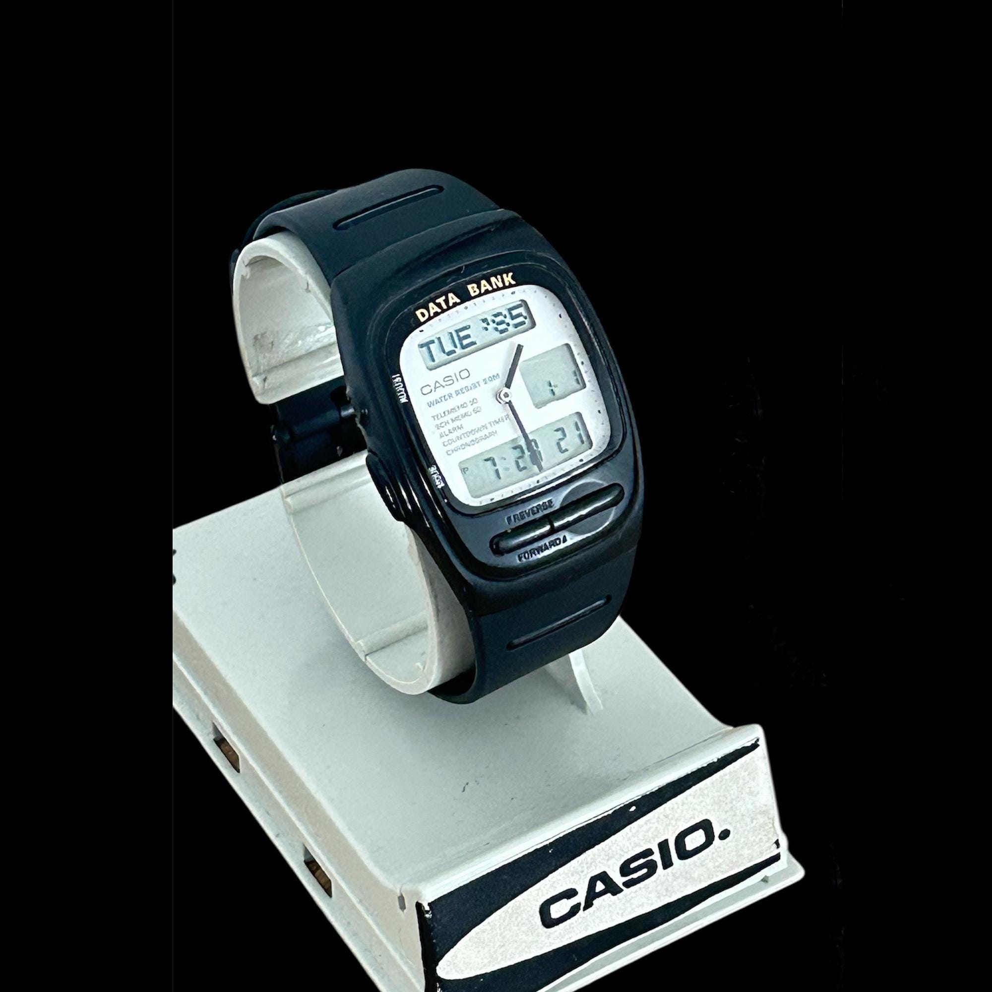 Vintage Casio AB-50W Data Bank Watch: Rare 1990s Collectible - Etsy