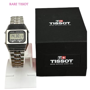 Very RARE Tissot F1 LCD Formula Watch 97010 Digital / Very Good Condition/  Original Tissot Box / Special Rare Collectible watch/ 1970s