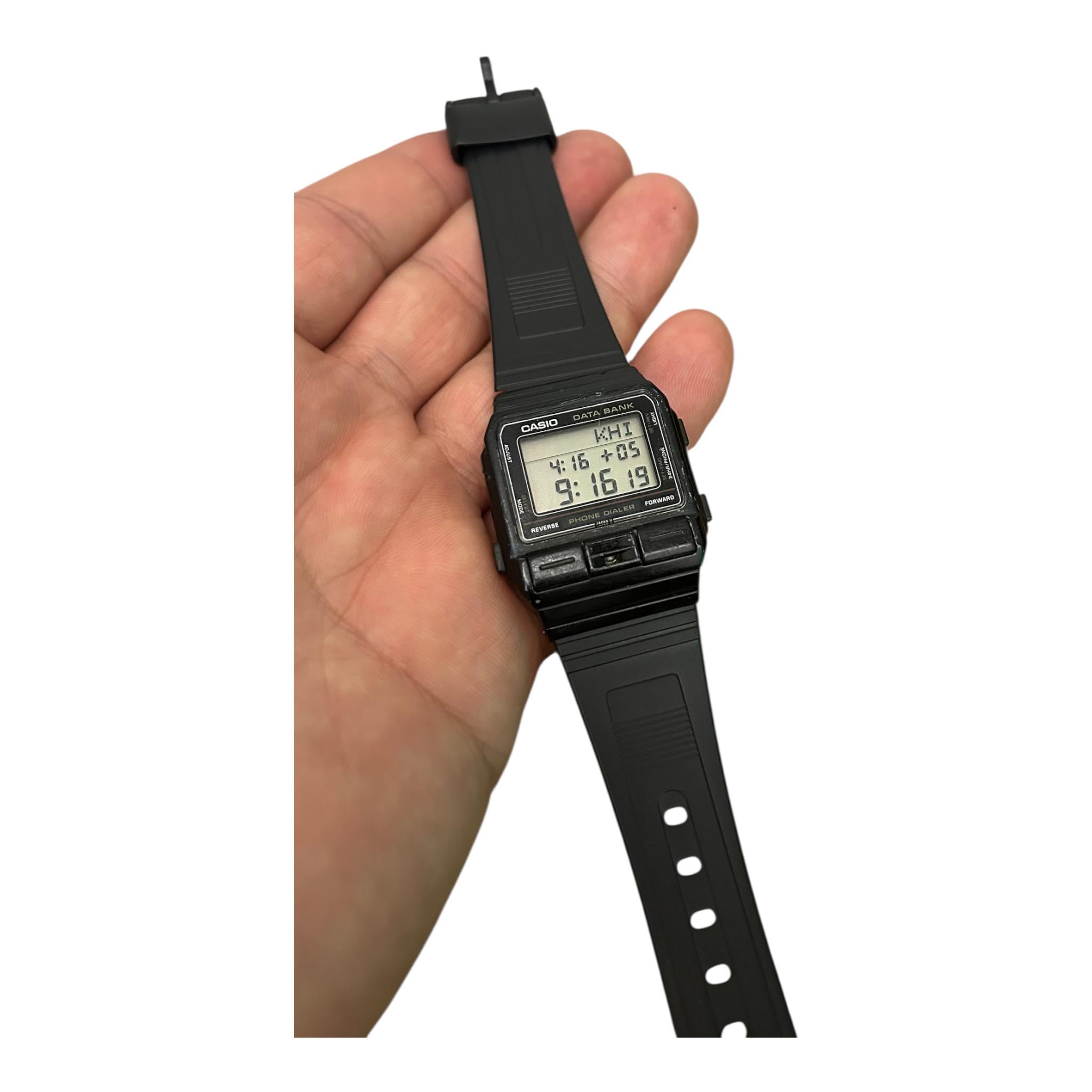 CASIO DATABANK 80 デジタル腕時計　DBC800 データバンク Casio DATABANK 80（DBC-810 Module1476）の説明書 | しばさんの