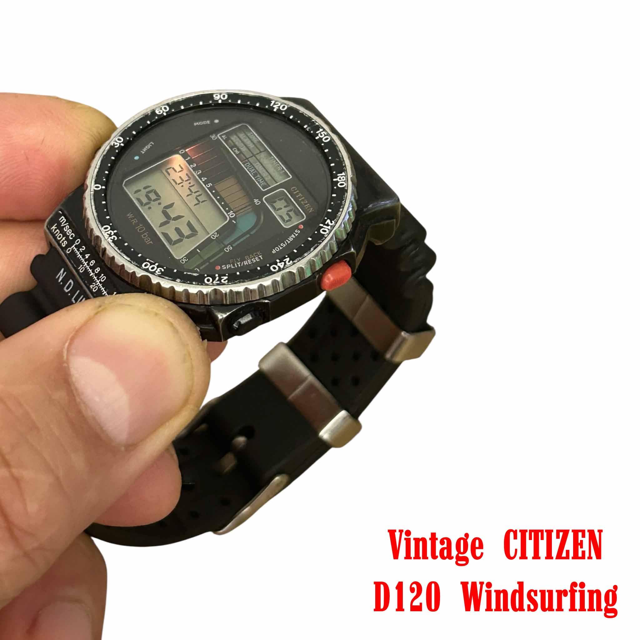 Vintage Very Rare Citizen Promaster D120 Windsurfing 1980s Ref