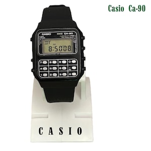Vintage Casio CA-90 / Digital Calculator Japan Made Watch/ 134. Japon R/ With Casio BOX/ 1982s/Game Watch