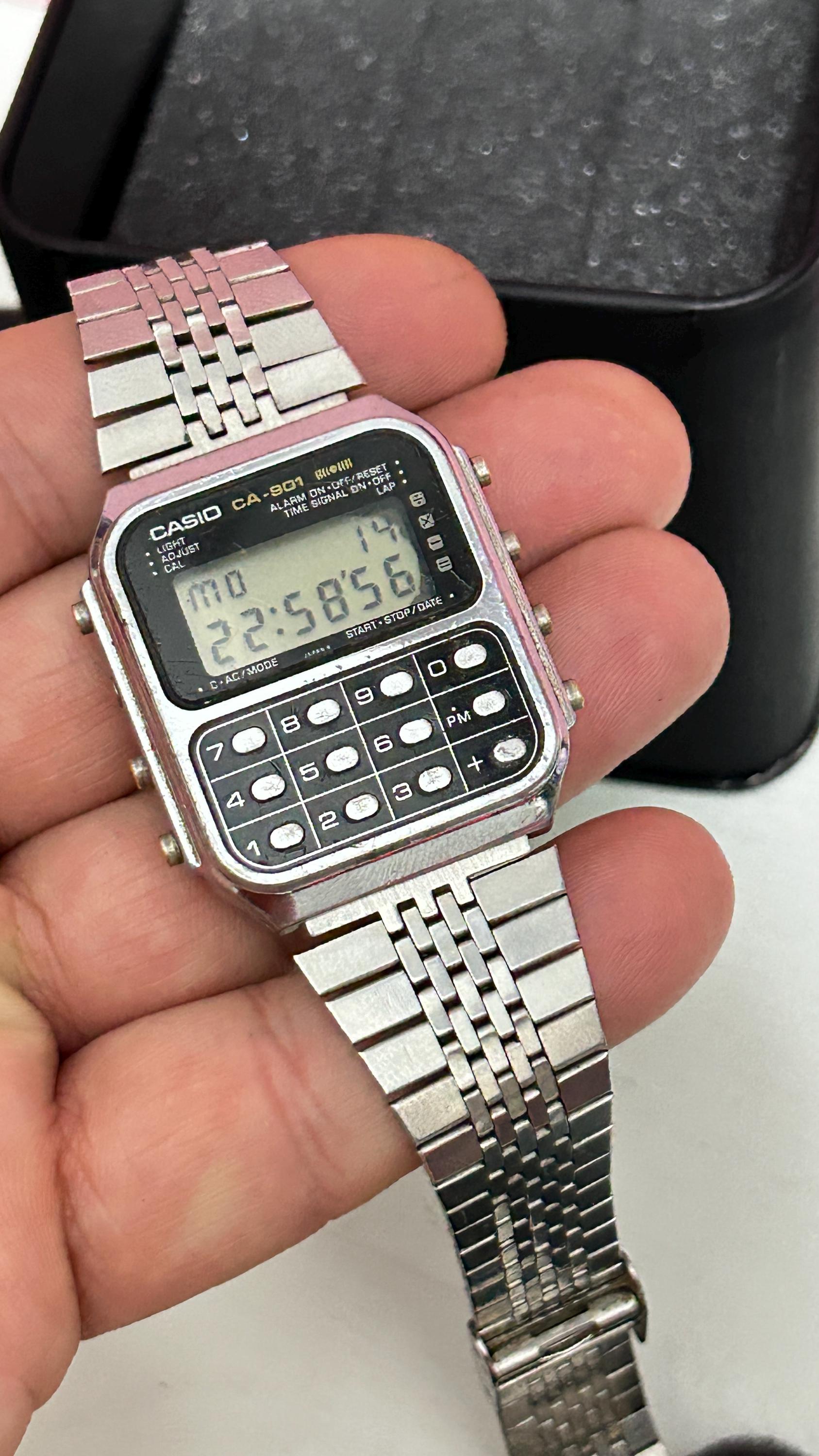 カシオ CA-901 ブラックモデル ゲーム電卓 ウォッチモジュール 134