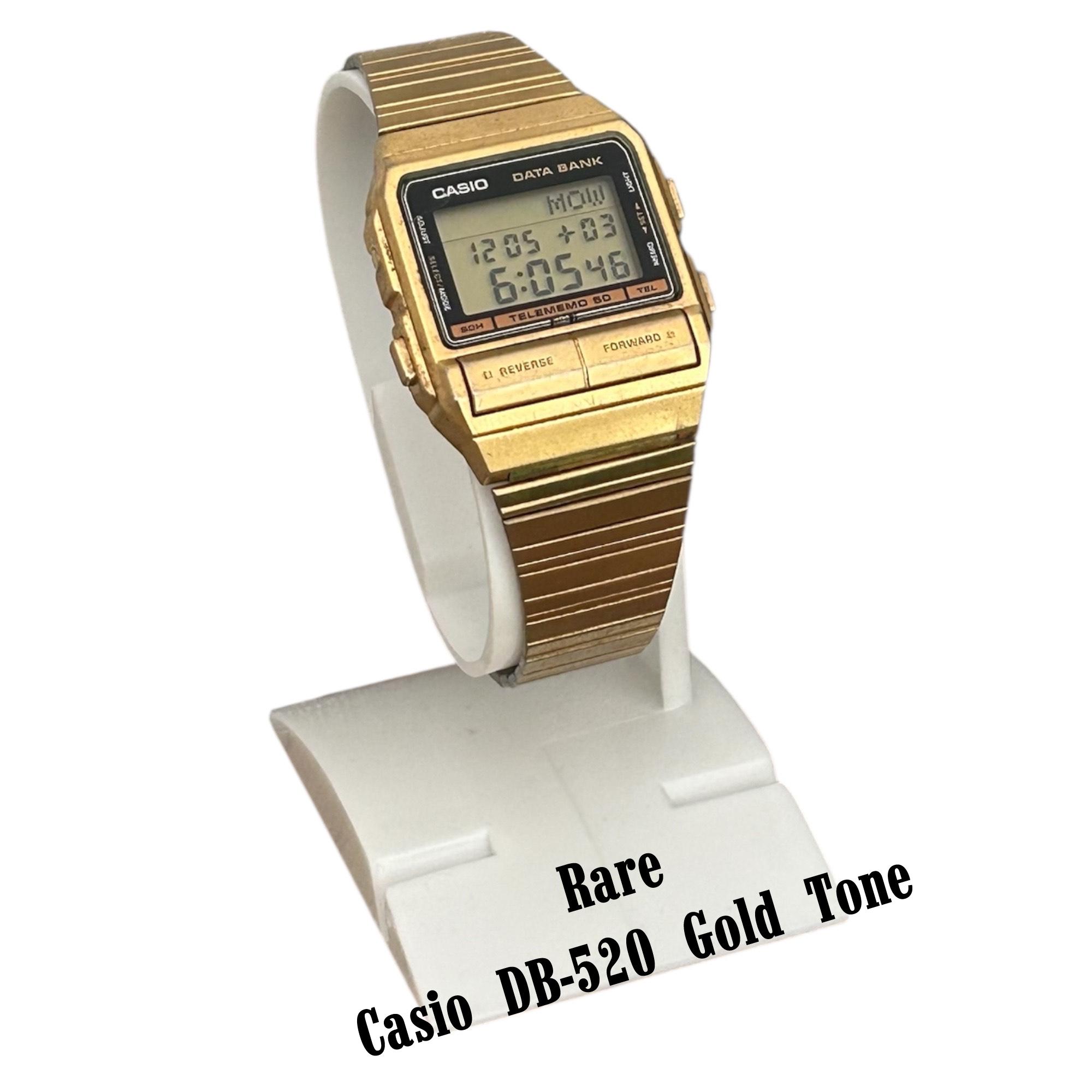 Rare Color Db-520 Vintage Casio Data Bank Telememo 50/ Watch Model