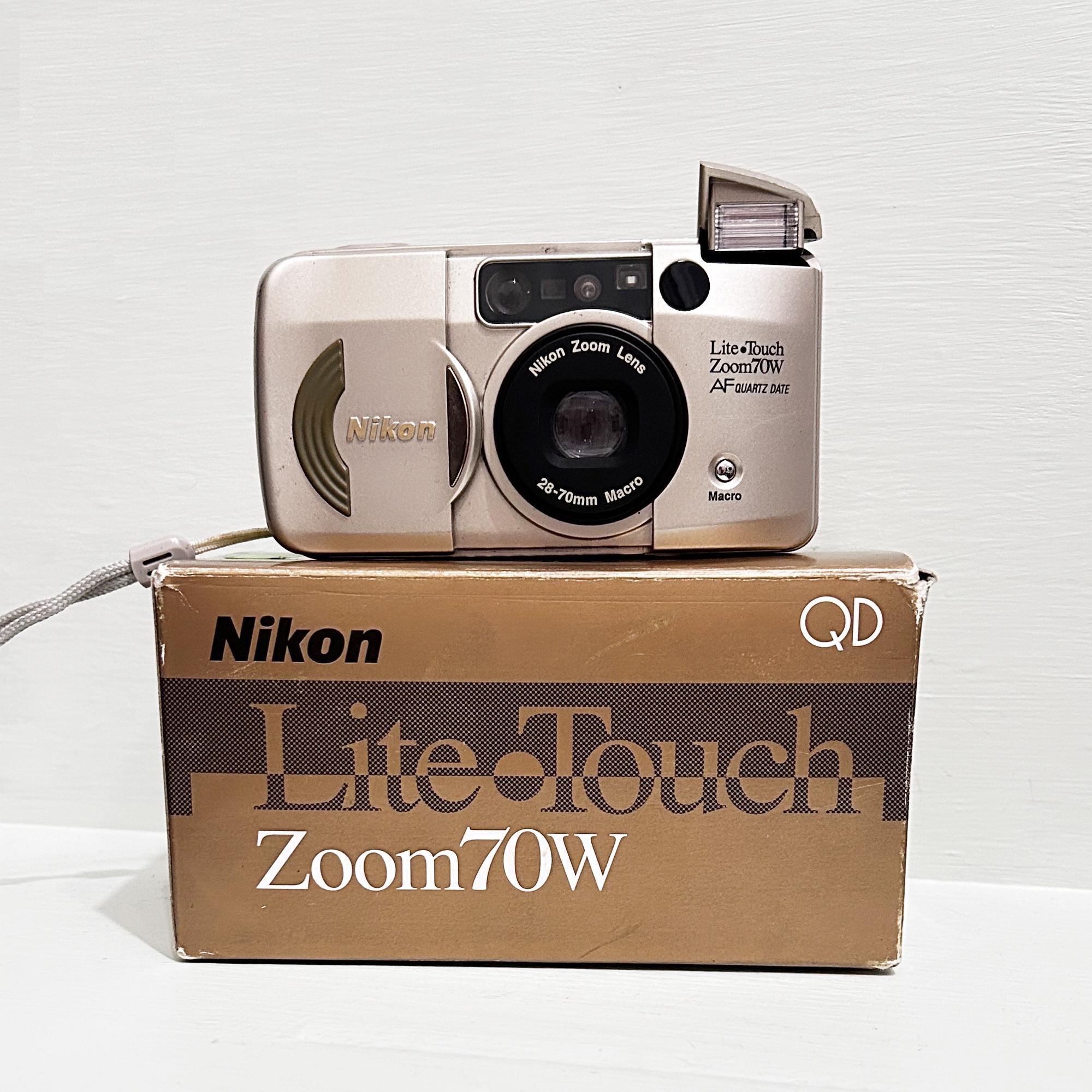 ニコン コンパクトフィルムカメラ LITE TOUCH ZOOM70Ws 27325fa8d66742a10bb7b973e2c391