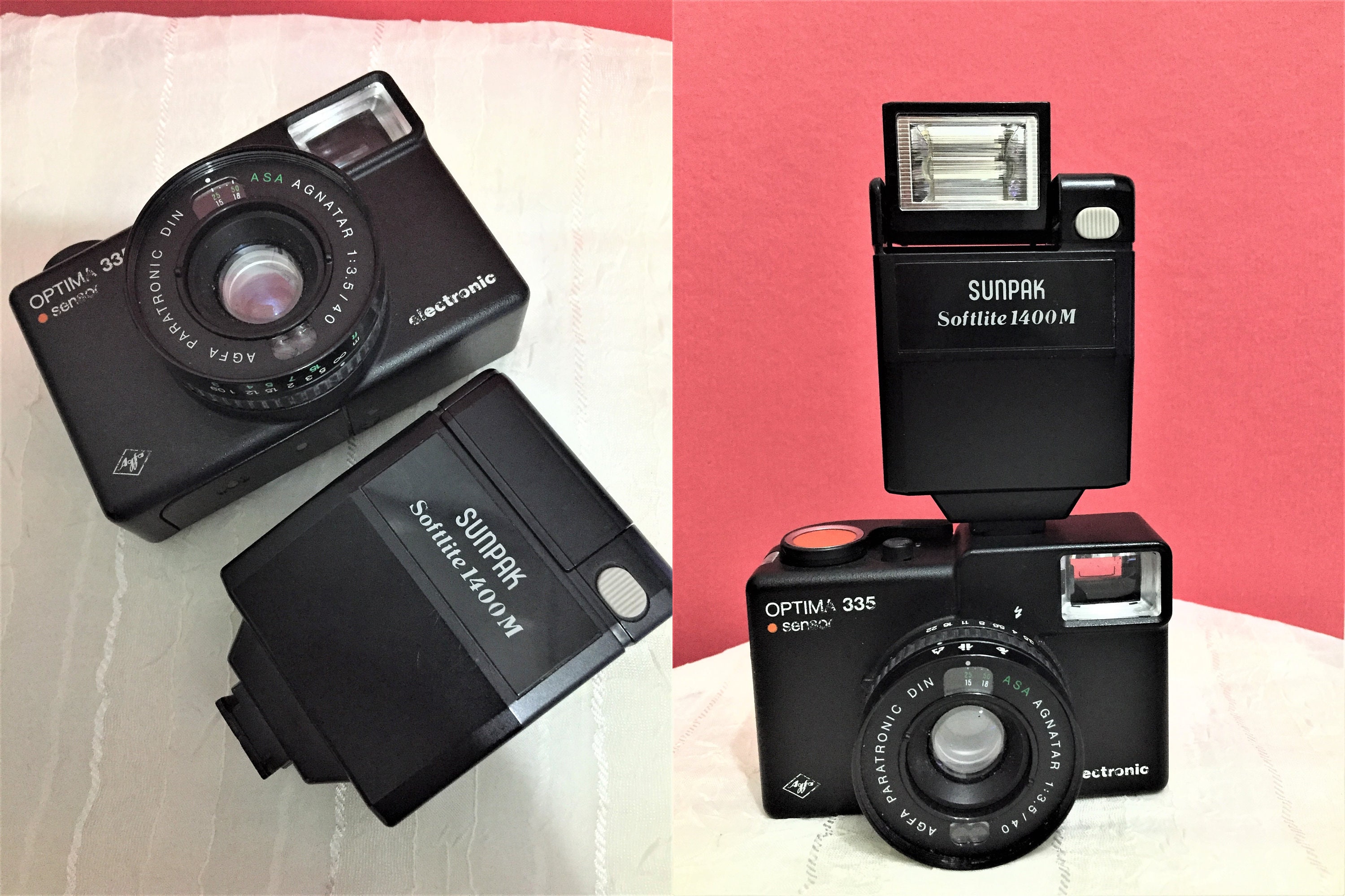 Vintage Agfa Optima 335/ Sensor Compact 35mm/ 1980s Film Camera