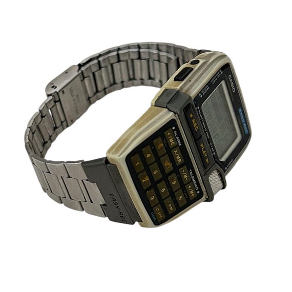 Vintage Casio DBC-V500 Easy Rec Data Bank Wrist W… - image 5