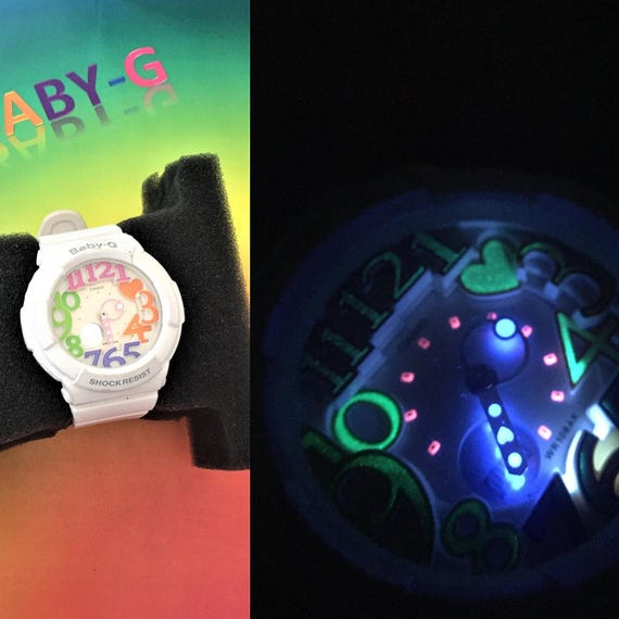 BABY-G   5194✳︎ＪＡ White Casio Baby-g Watch BGA-131- White/ Adjust 5194/ Very