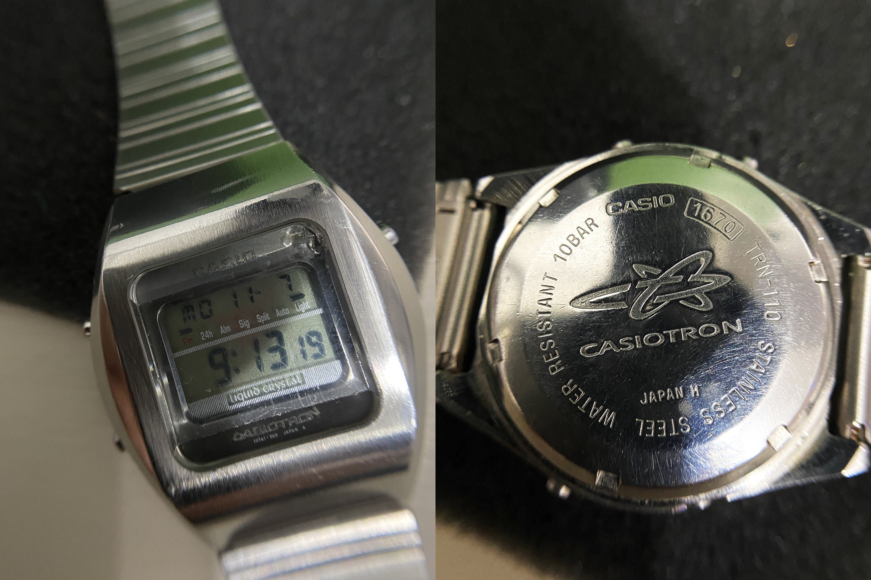 【ジャンク】CASIO カシオトロン TRN-110 ステンレス ジャンク】CASIO カシオトロン TRN-110 ステンレス - メルカリ