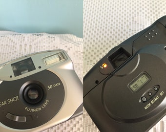 Vintage Fujifilm Clear Shot 30 Date 35mm Point and , Film Camera