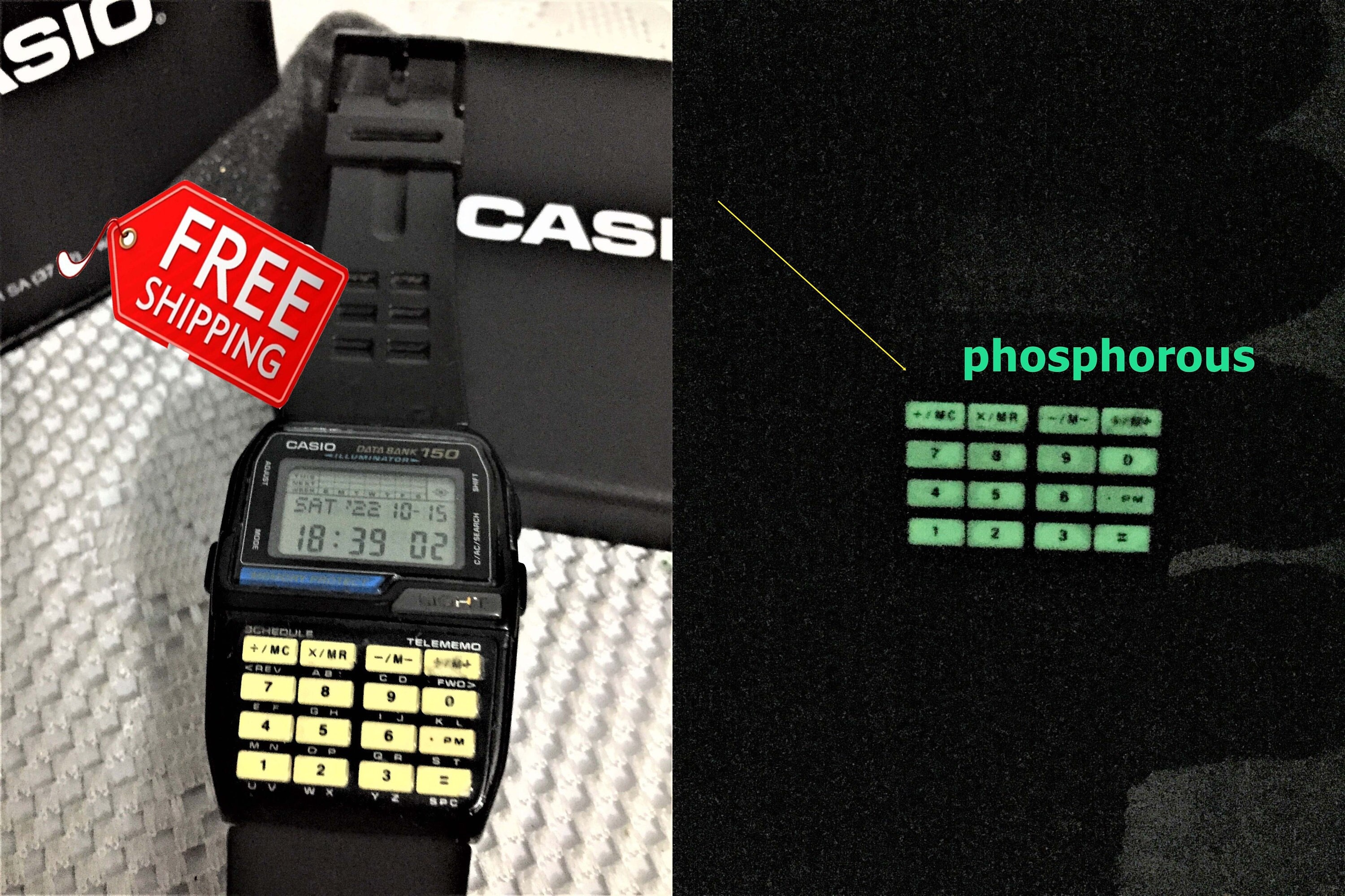 alien ly Gym Casio Dbc-150 Data Bank 150 Phosphorous Keyboard / Module - Etsy