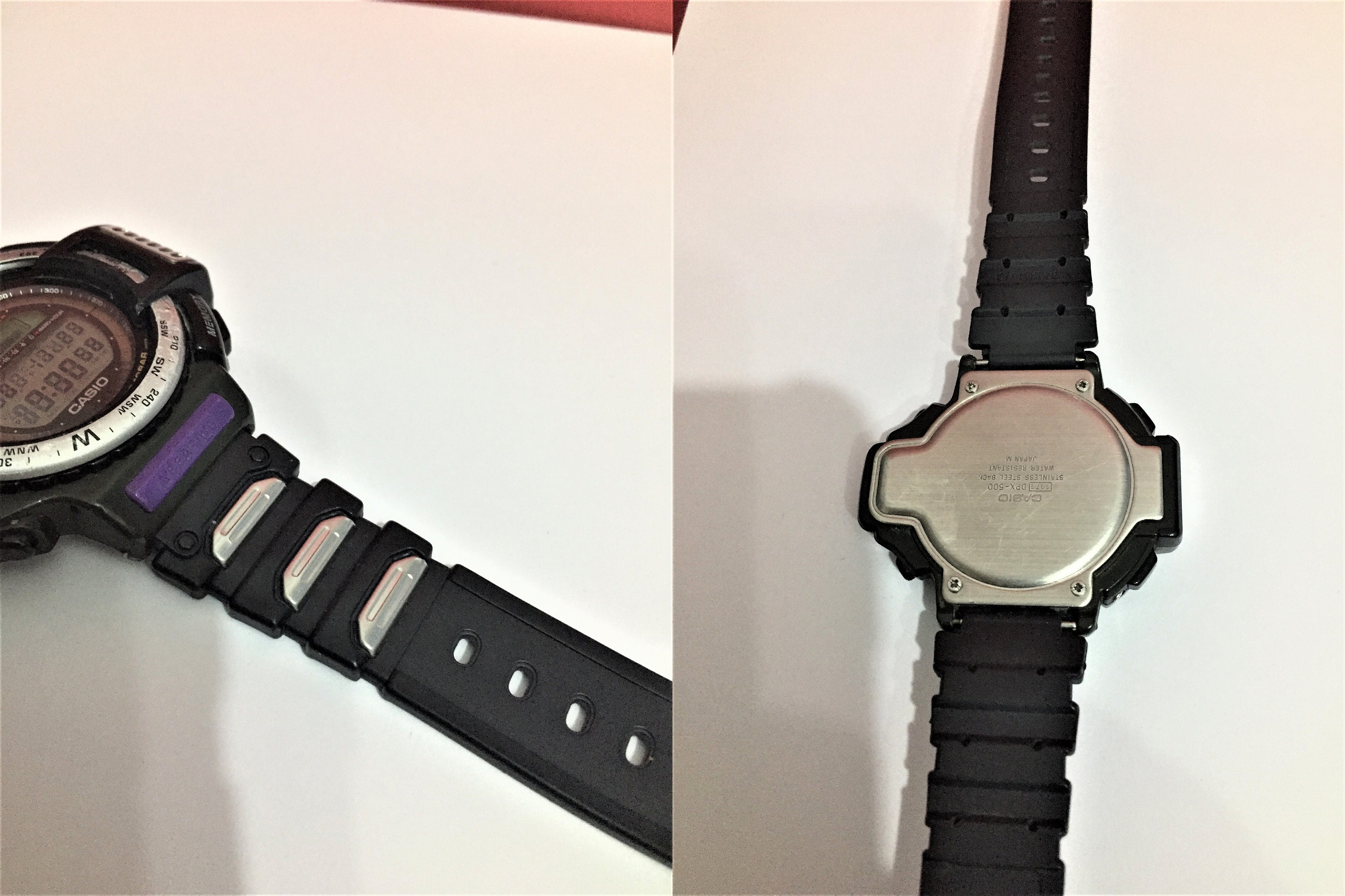 ミ*ラ様 レア CASIO 初代 プロトレック DPX-500 腕時計 トリプル