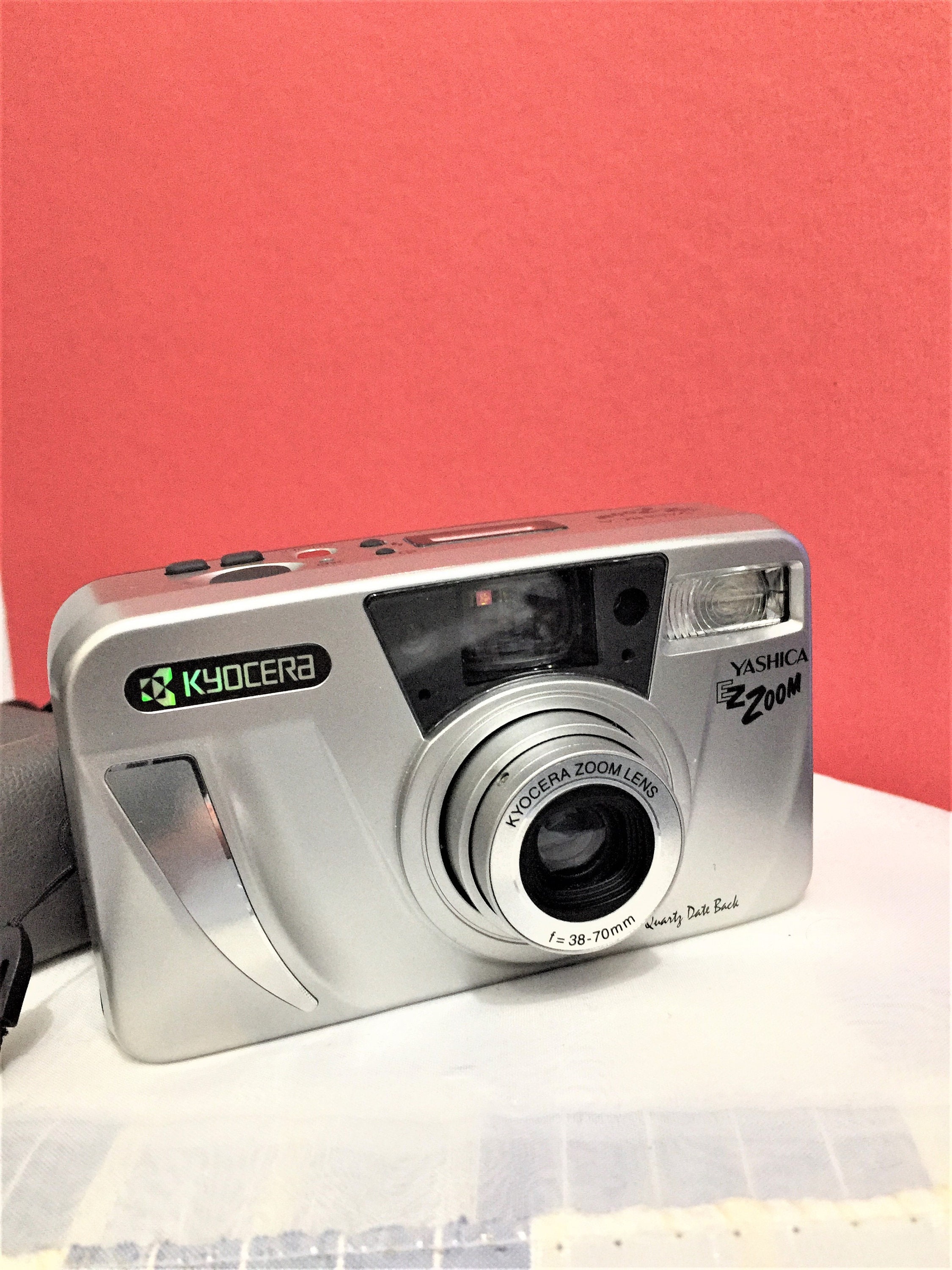 Vintage Kyocera Yashica EZ Zoom Film Camera - 38-70mm Lens Point